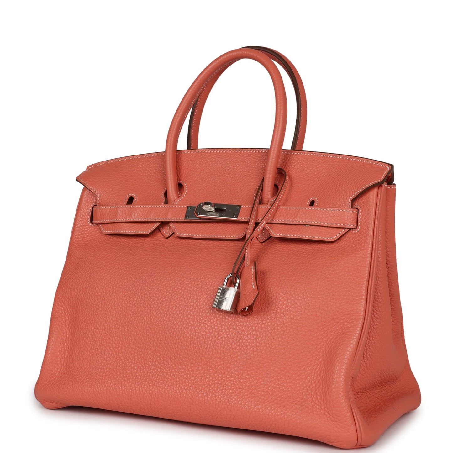 Hermes Birkin 35 Crevette Clemence Palladium Hardware