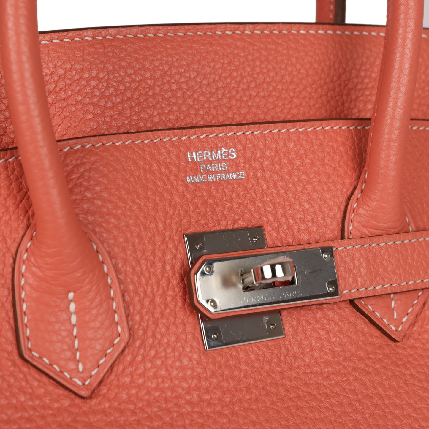 Hermes Birkin 35 Crevette Clemence Palladium Hardware