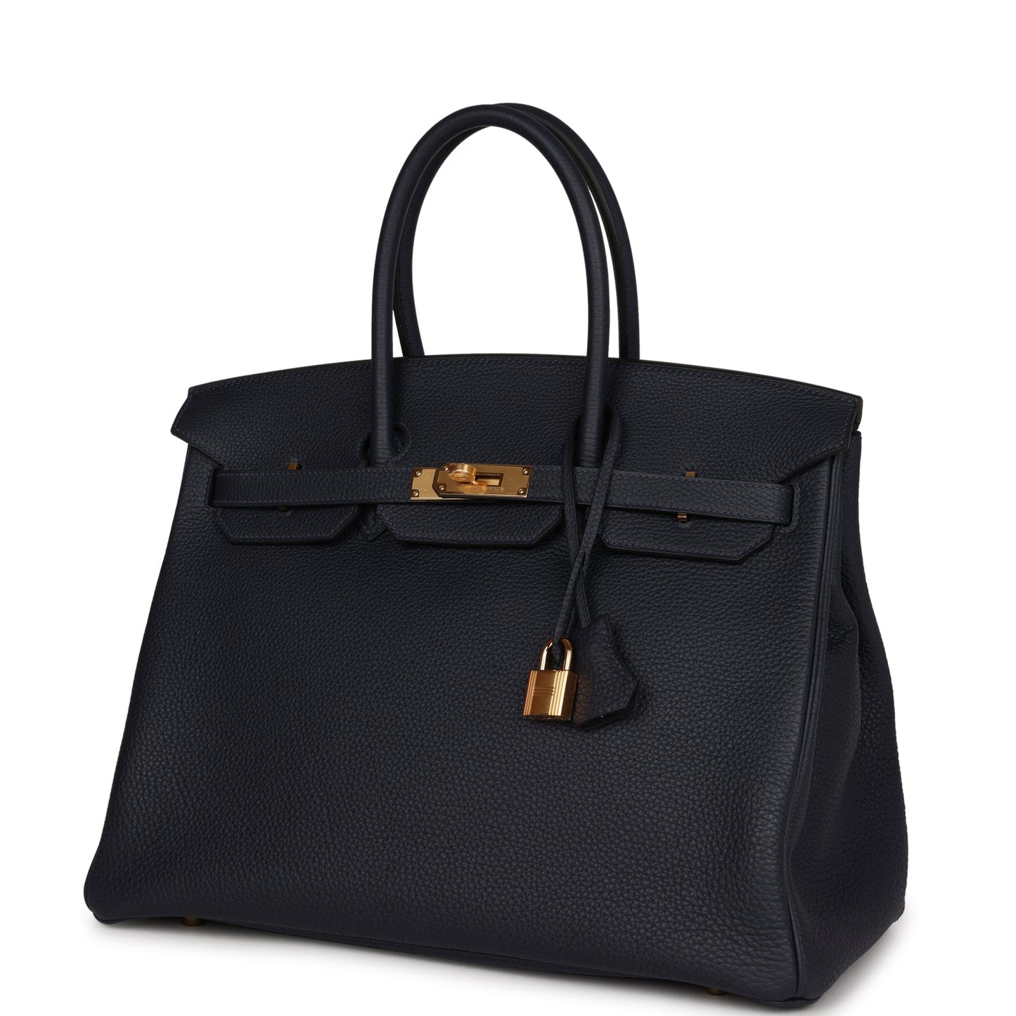 Hermes Birkin 35 Bleu Nuit Togo Gold Hardware