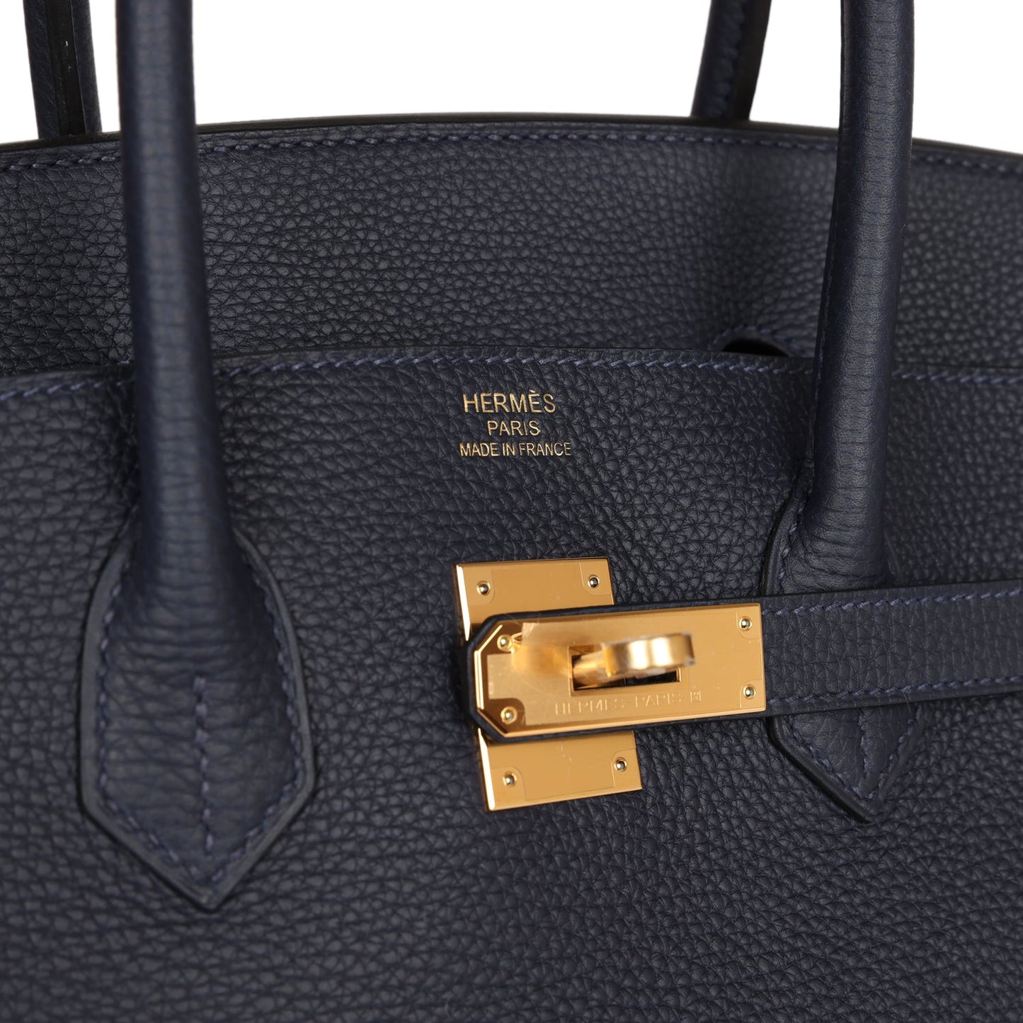 Hermes Birkin 35 Bleu Nuit Togo Gold Hardware