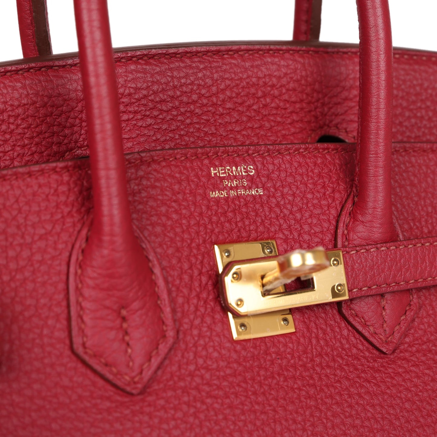 Hermes Birkin 25 Rubis Togo Gold Hardware