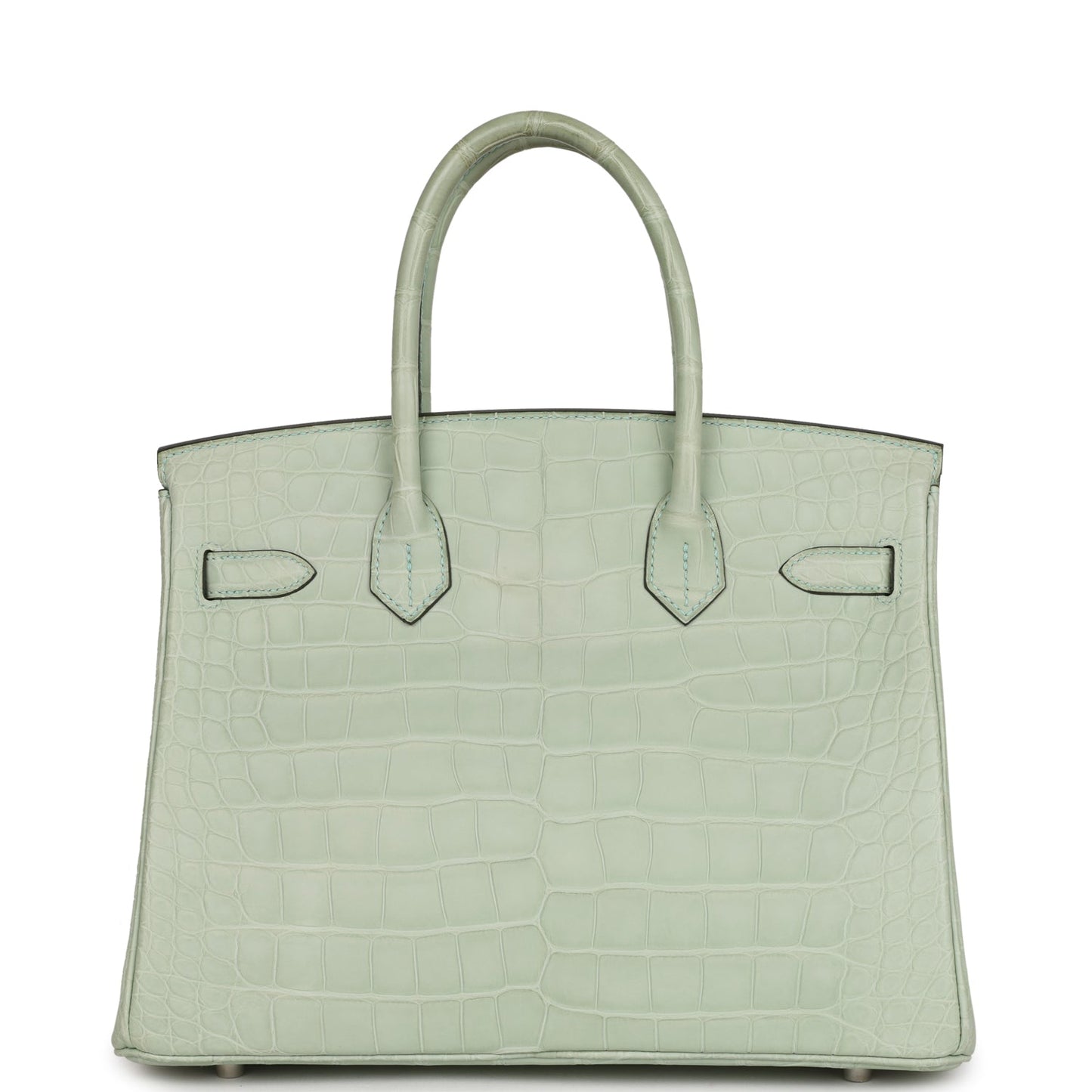 Hermes Birkin 30 Vert D'Eau Matte Alligator Palladium Hardware