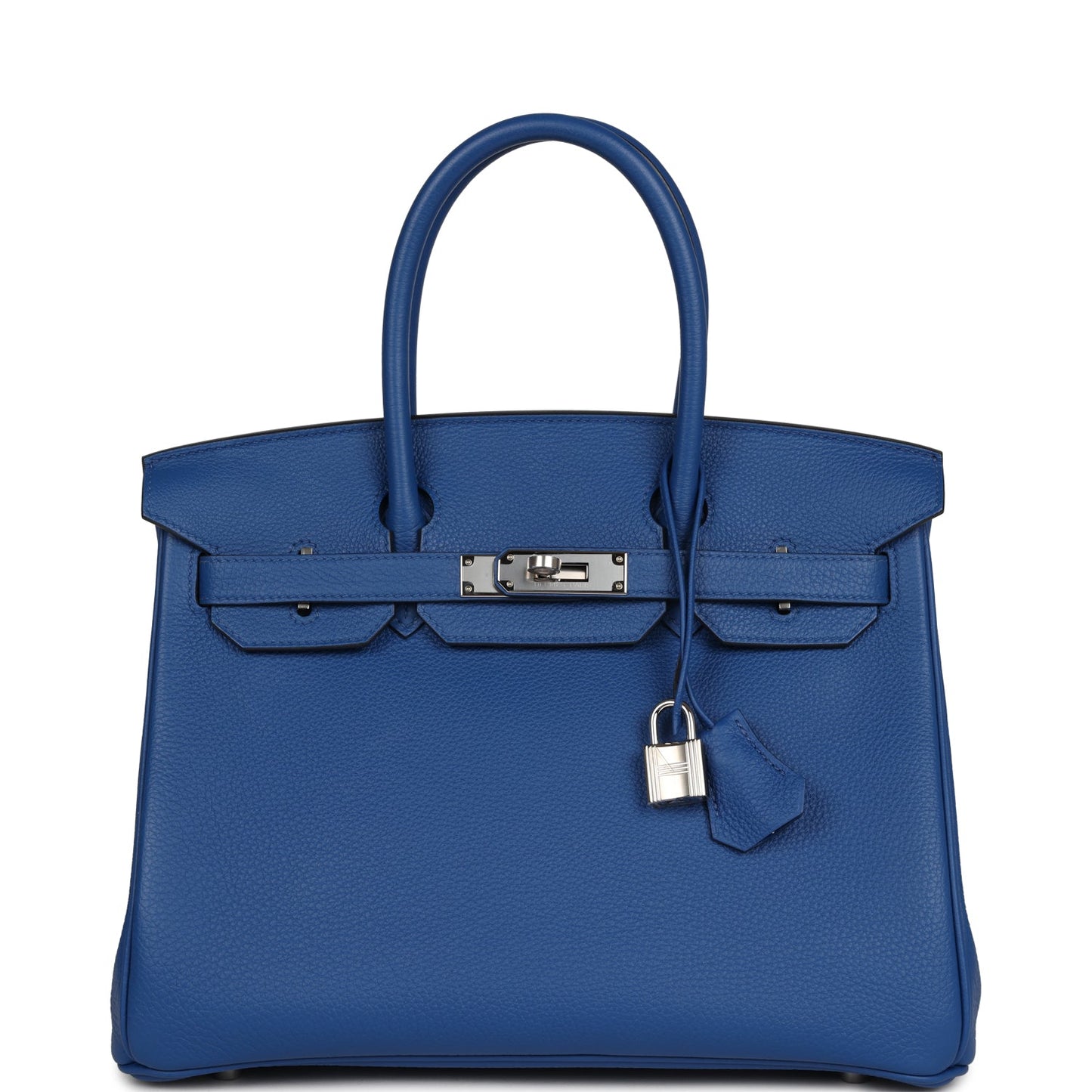 Hermes Birkin 30 Bleu France Togo Palladium Hardware