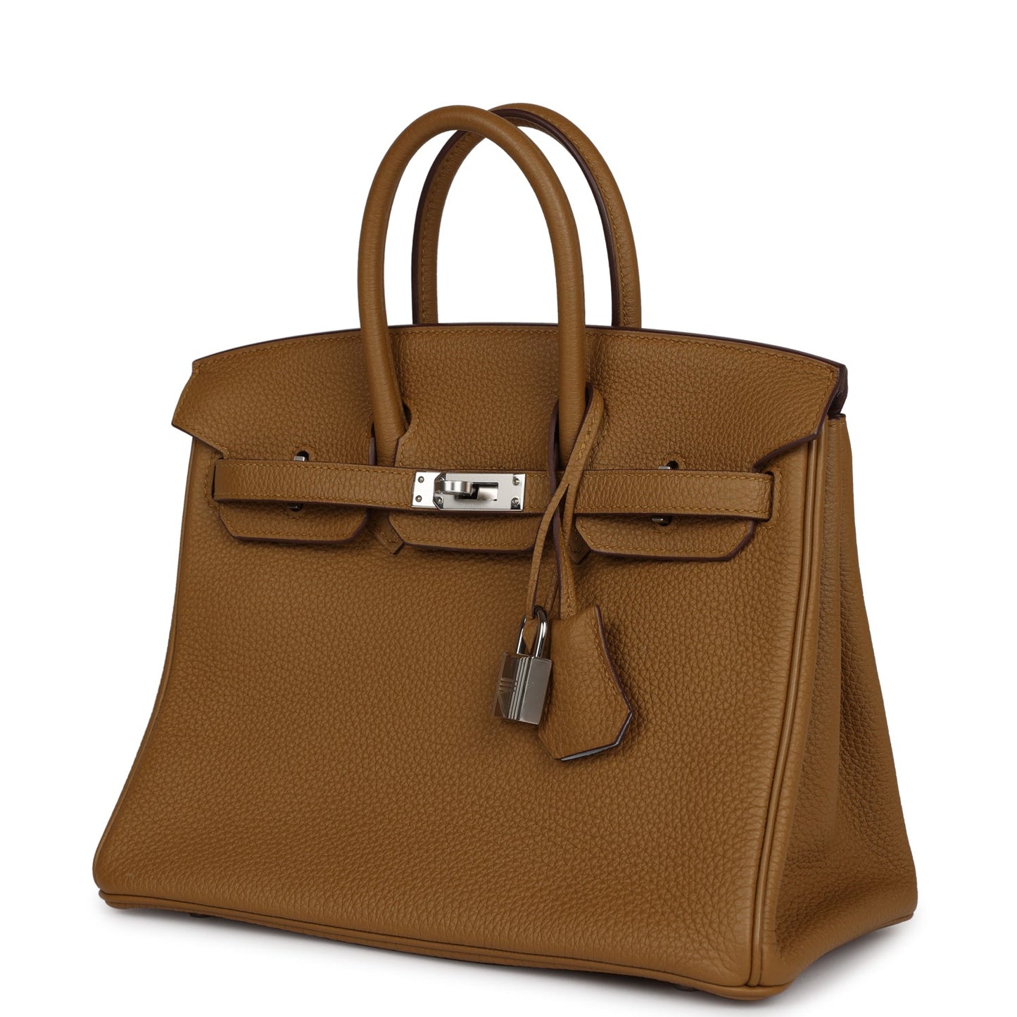 Hermes Birkin 25 Bronze D'or Verso Togo Palladium Hardware