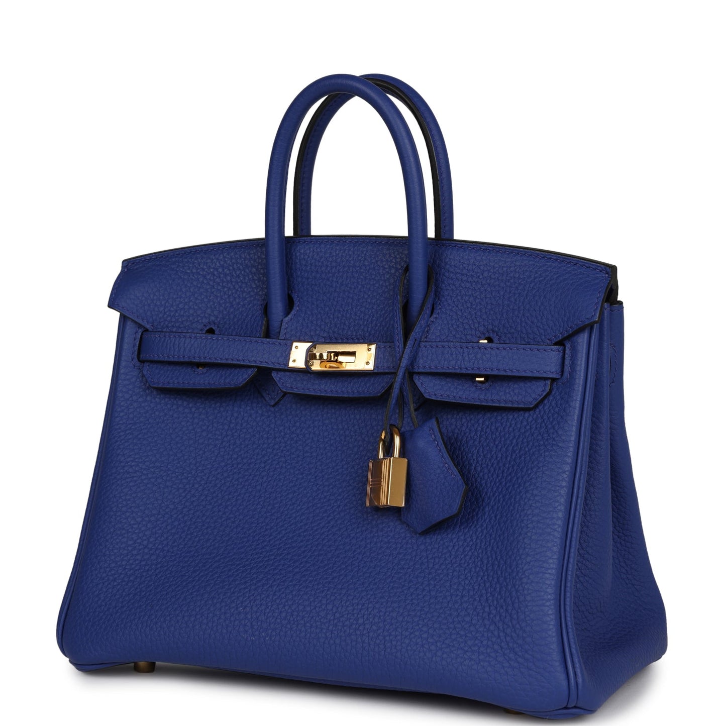 Hermes Birkin 25 Bleu Electric Togo Gold Hardware