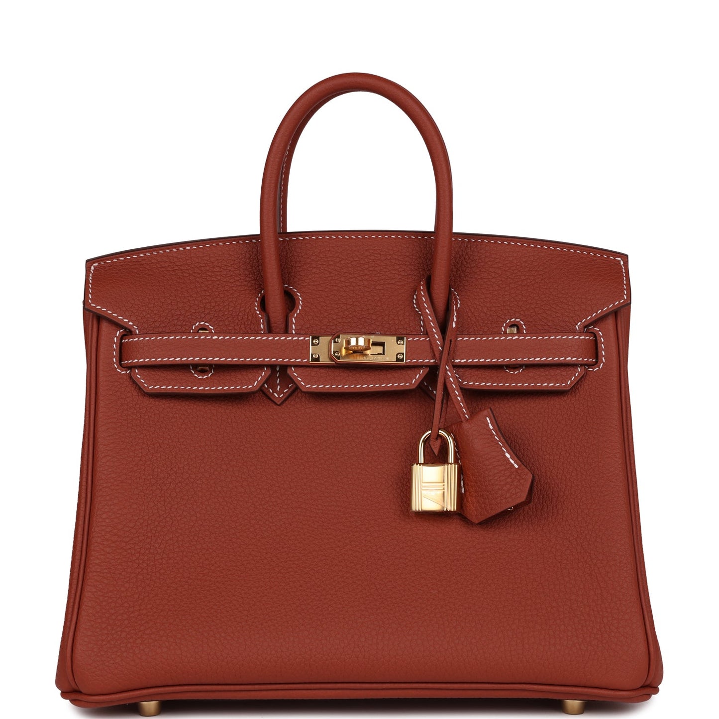 Hermes Birkin 25 Sienne Togo Gold Hardware