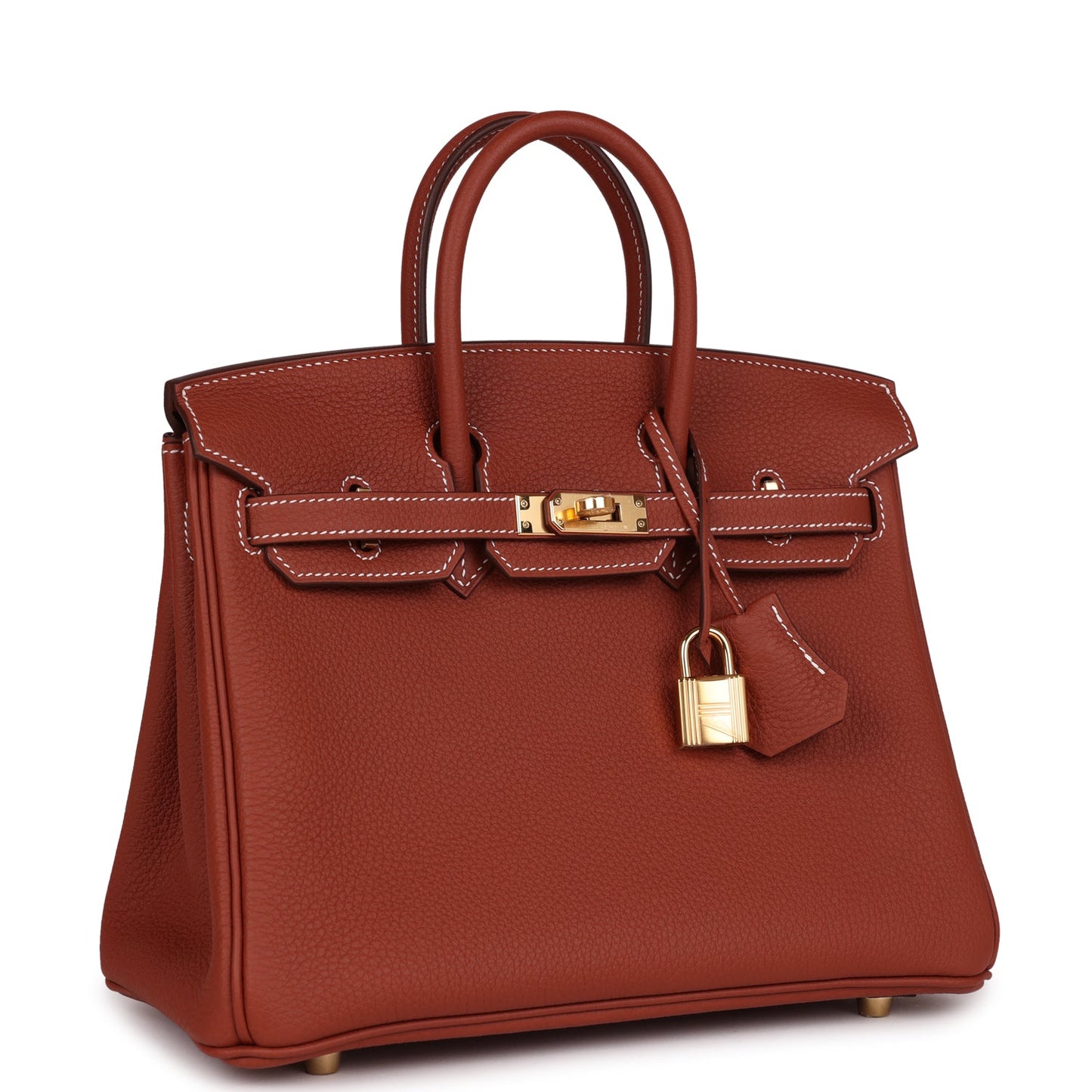 Hermes Birkin 25 Sienne Togo Gold Hardware