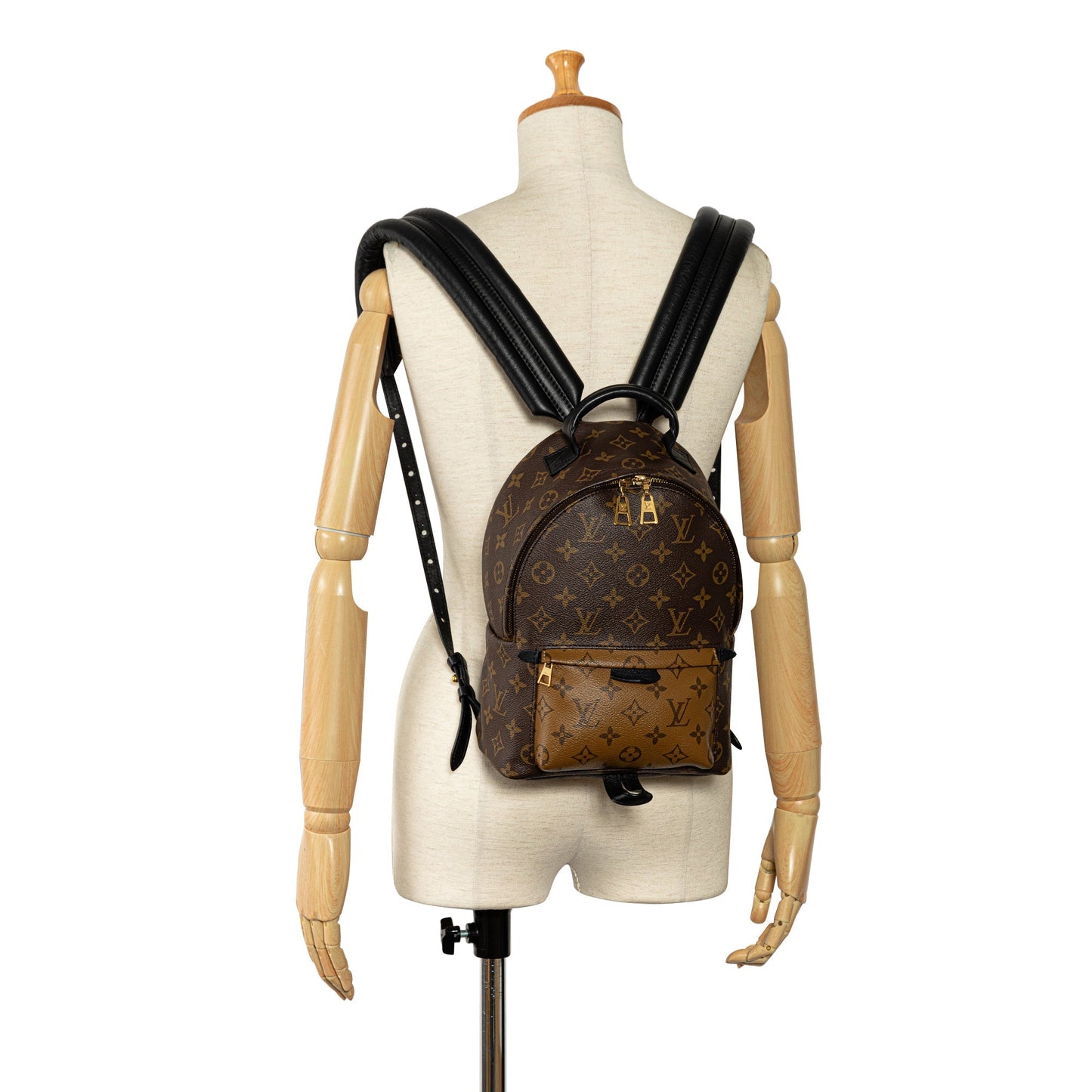 Brown Louis Vuitton Monogram Reverse Palm Springs PM Backpack