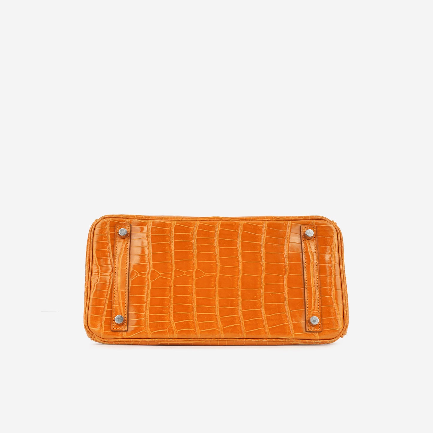 Hermes Birkin 30 - Orange Porosus Crocodile Lisse