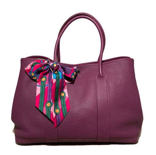 Hermes Purple Garden Party PM