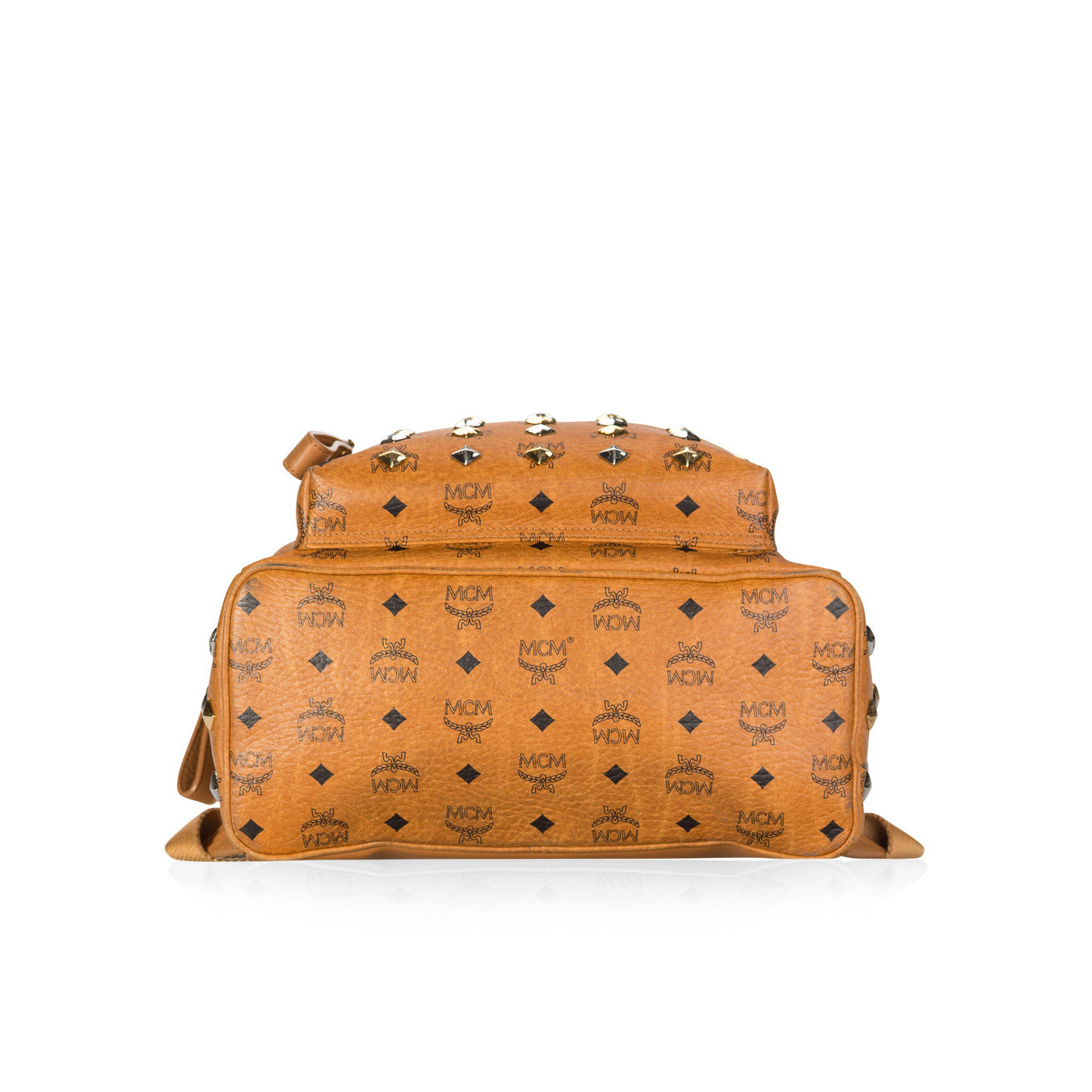 Stark Studded Cognac Backpack