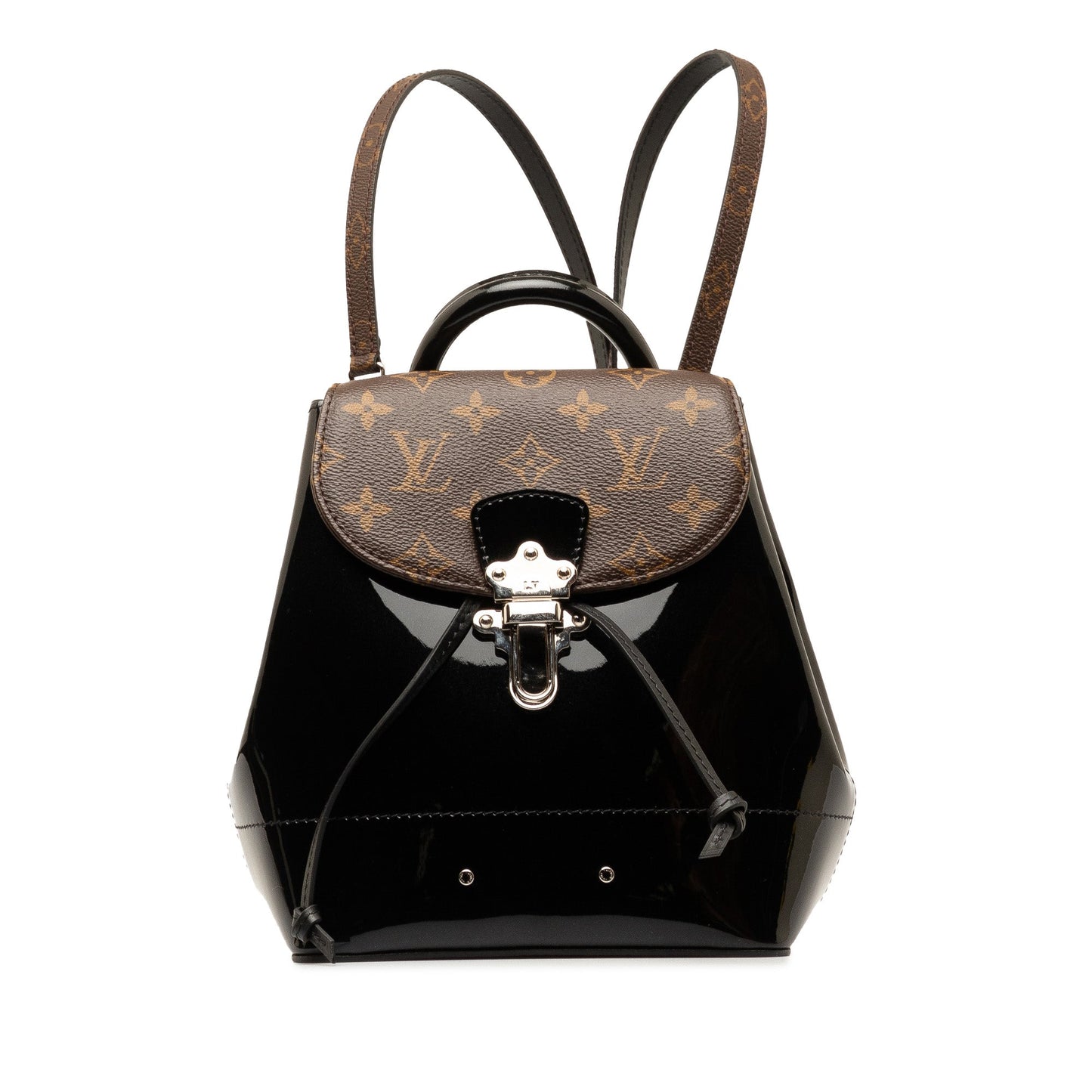 Black Louis Vuitton Monogram Vernis Hot Springs Backpack