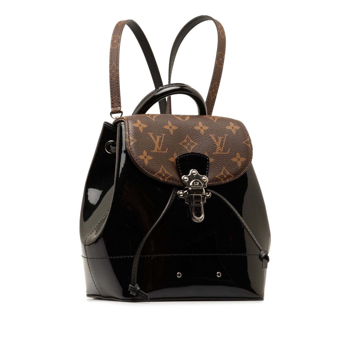 Black Louis Vuitton Monogram Vernis Hot Springs Backpack