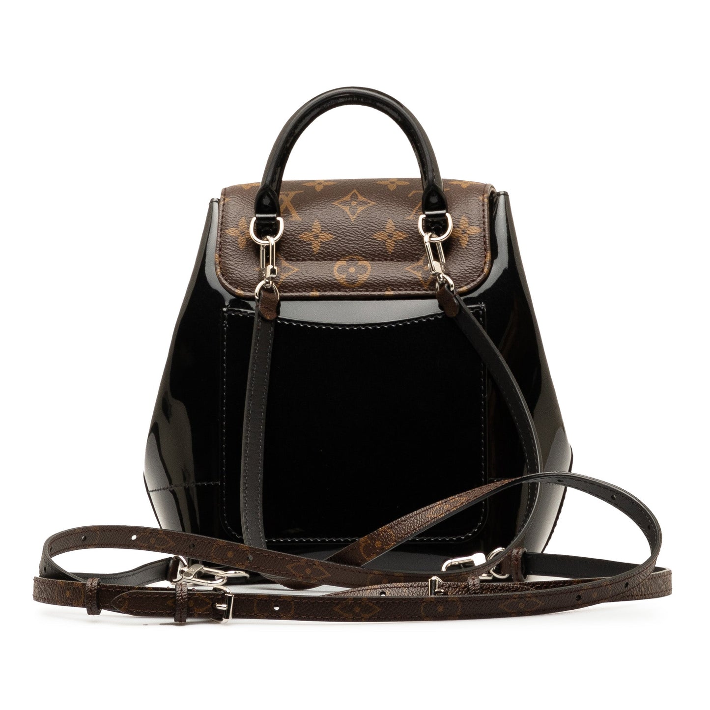 Black Louis Vuitton Monogram Vernis Hot Springs Backpack