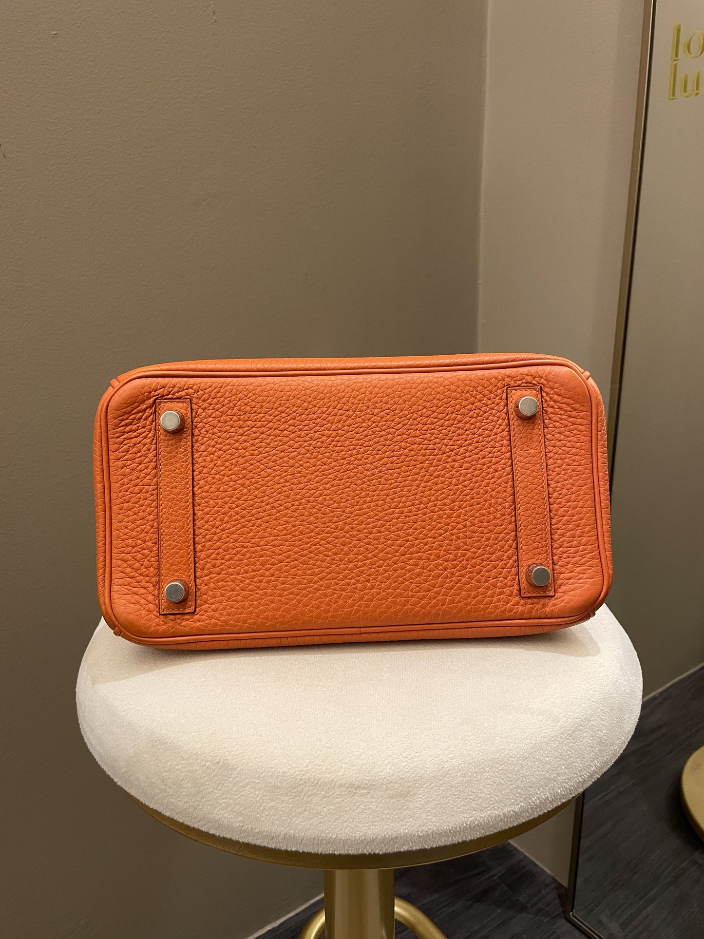 Hermes Birkin 25 Orange Togo