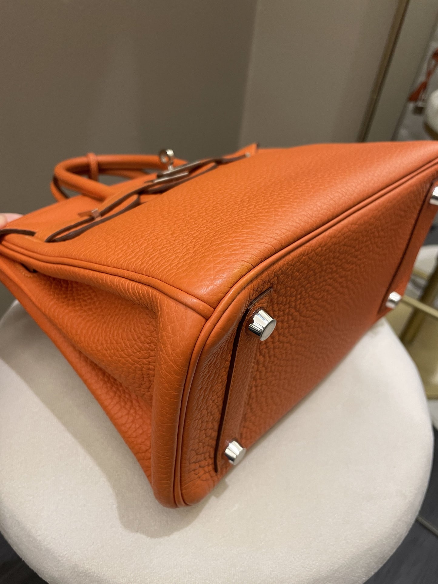 Hermes Birkin 25 Orange Togo