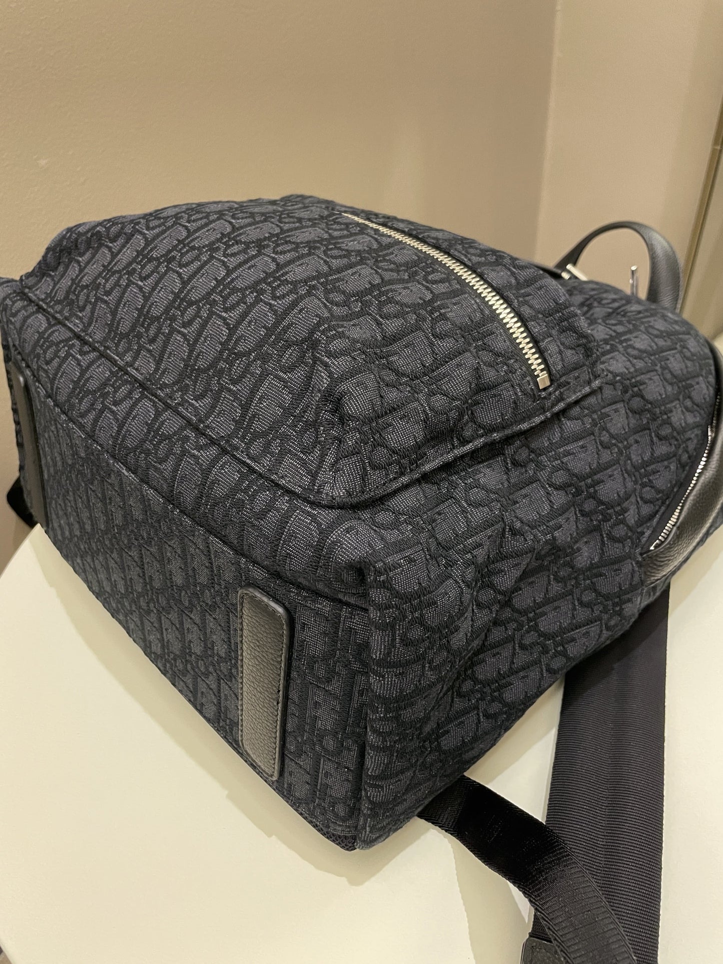 Dior Rider Backpack Black Oblique Jacquard