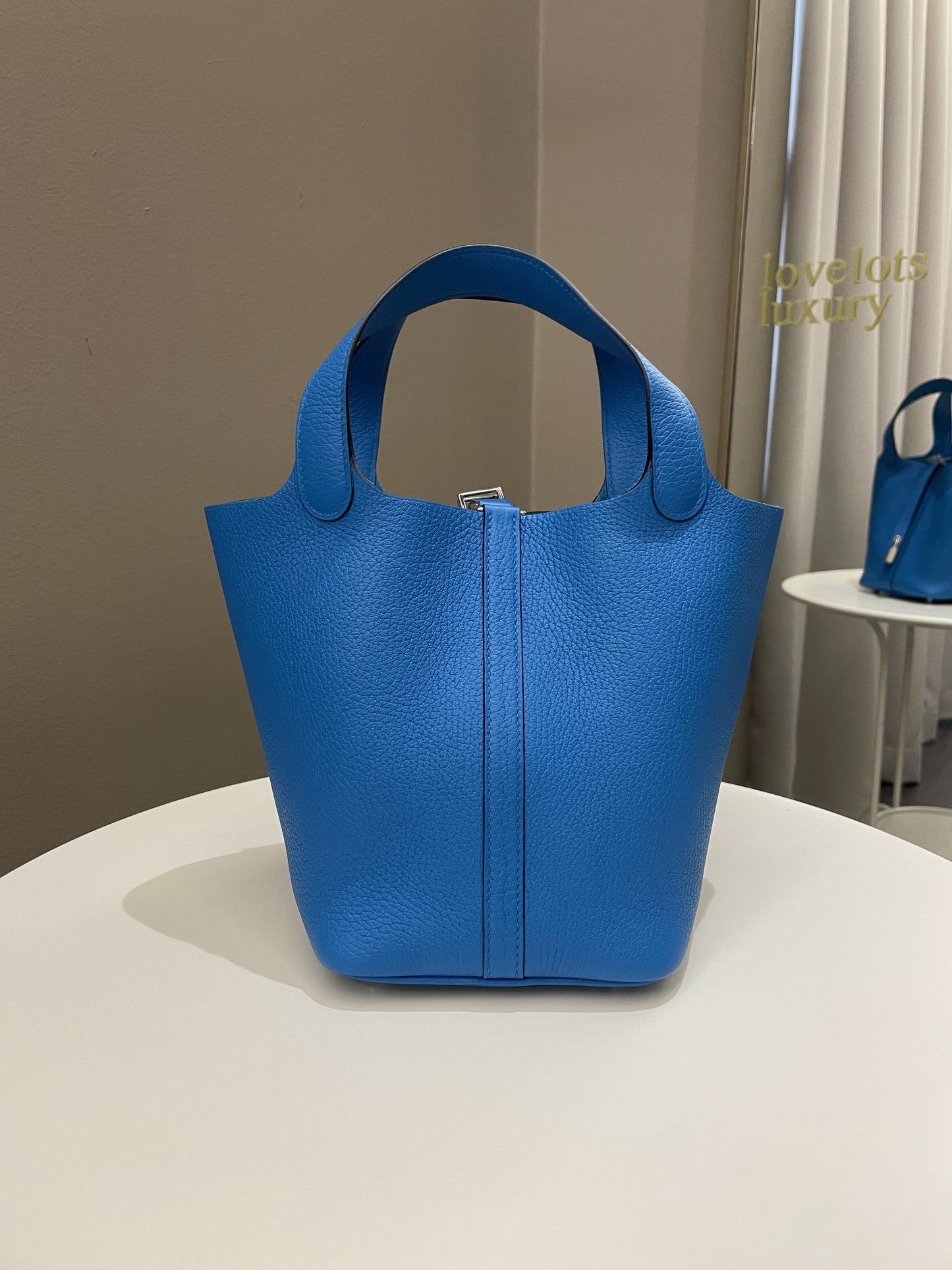 Hermes Picotin Lock 18 Bleu Frida Clemence