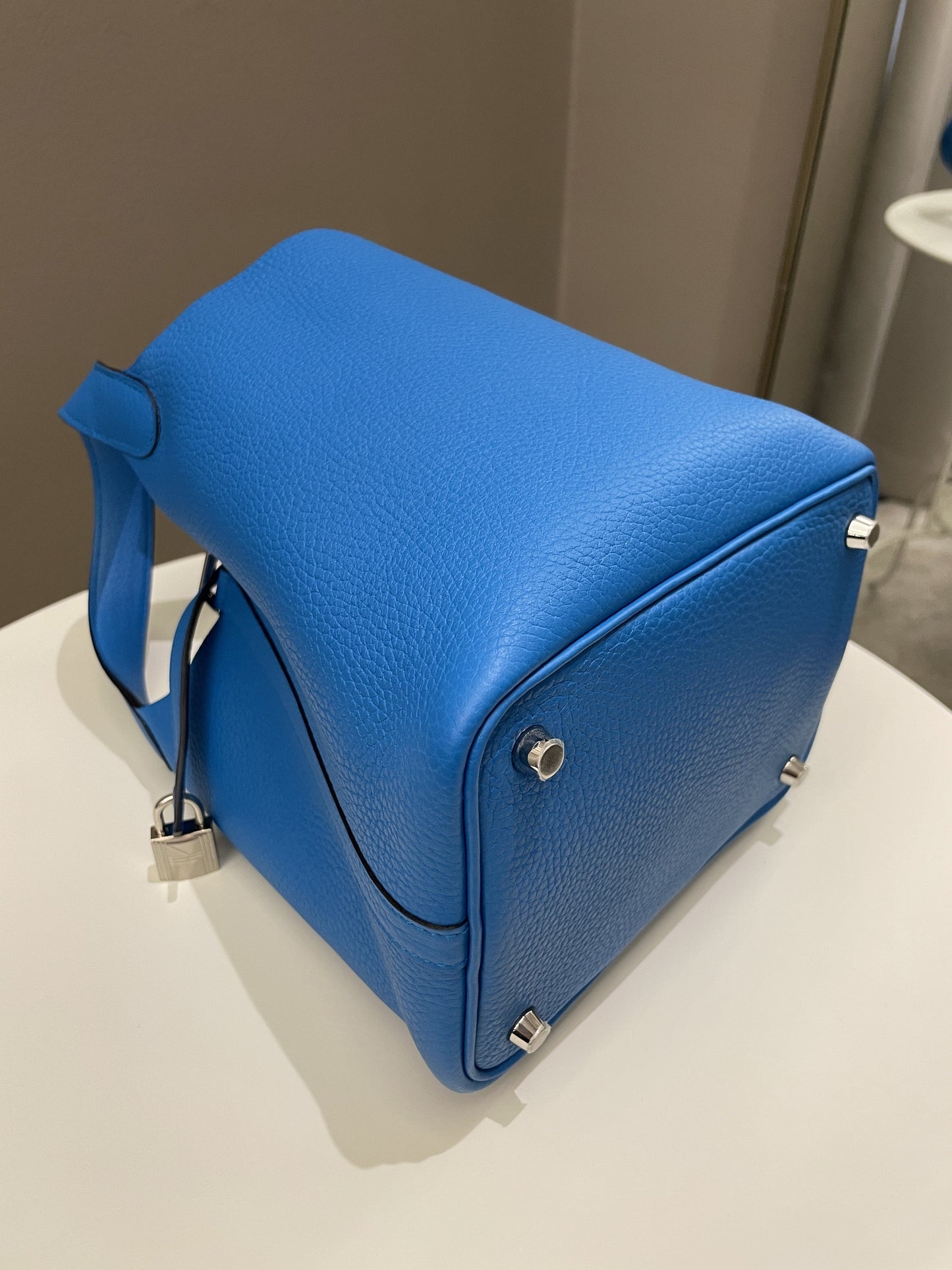 Hermes Picotin Lock 18 Bleu Frida Clemence