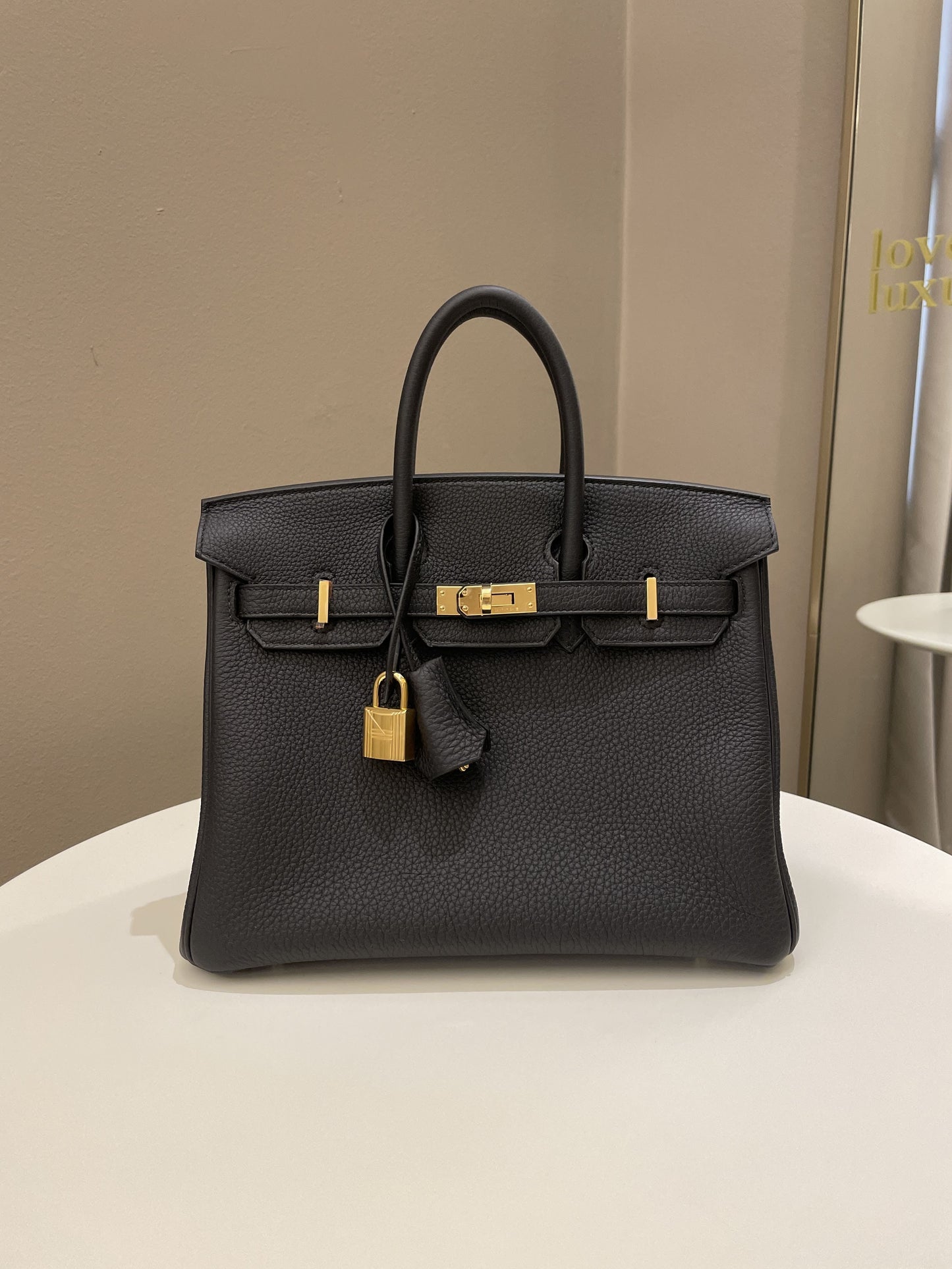 Hermes Birkin 25 Black Togo