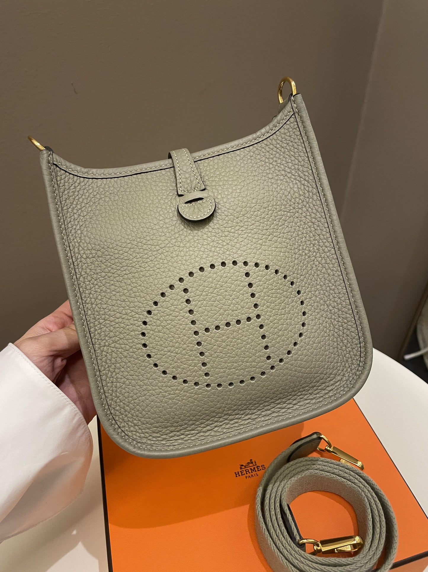 Hermes Mini Evelyne Sauge Clemence