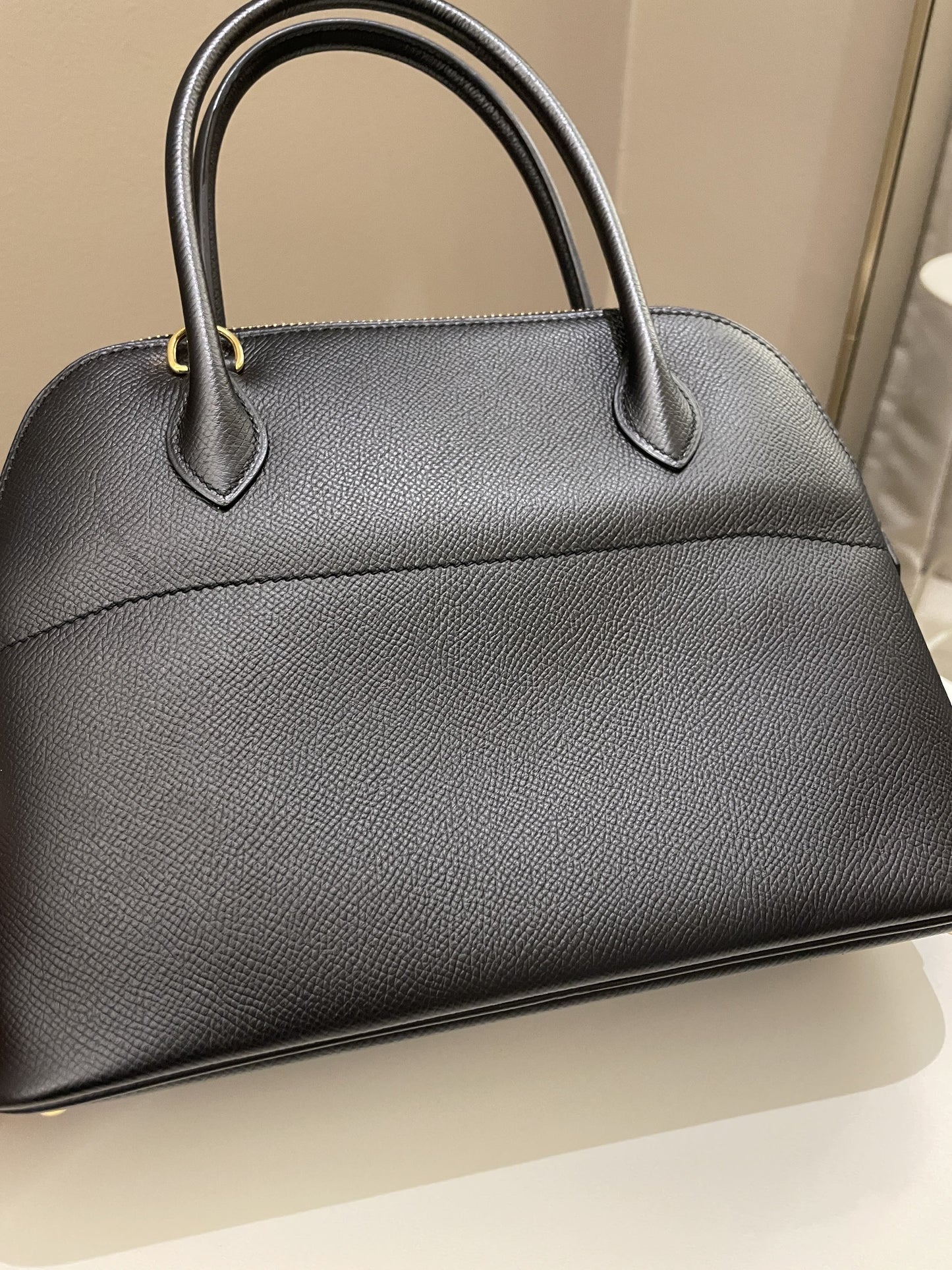 Hermes Bolide 27 Black Epsom