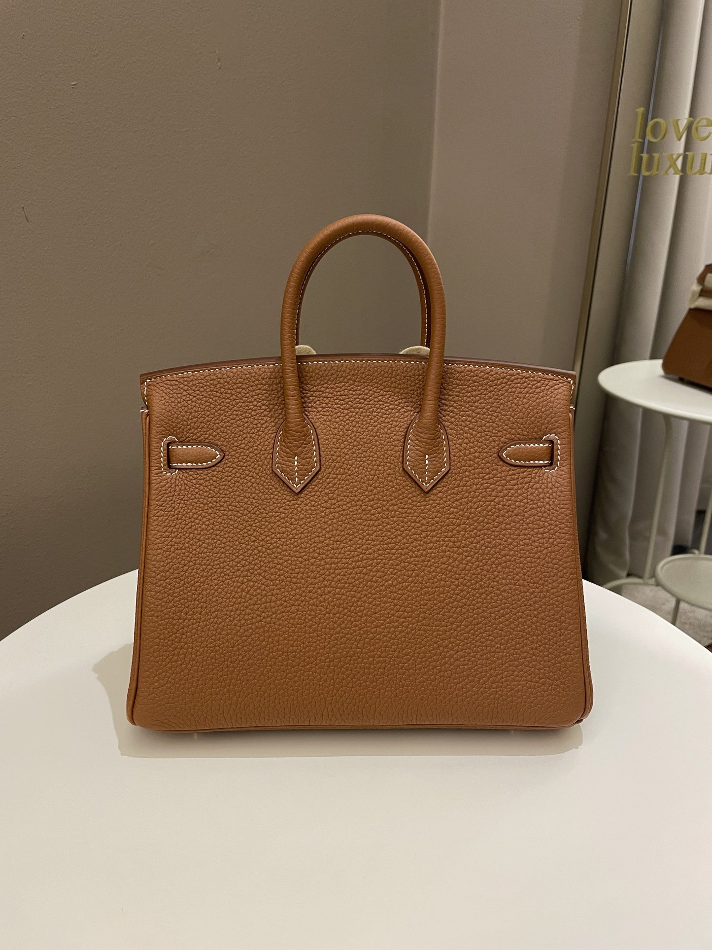 Hermes Birkin 25 Gold Togo