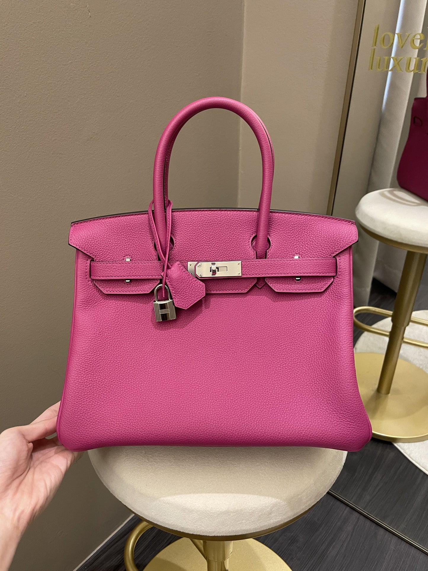 Hermes Birkin 30 Rose Poupre