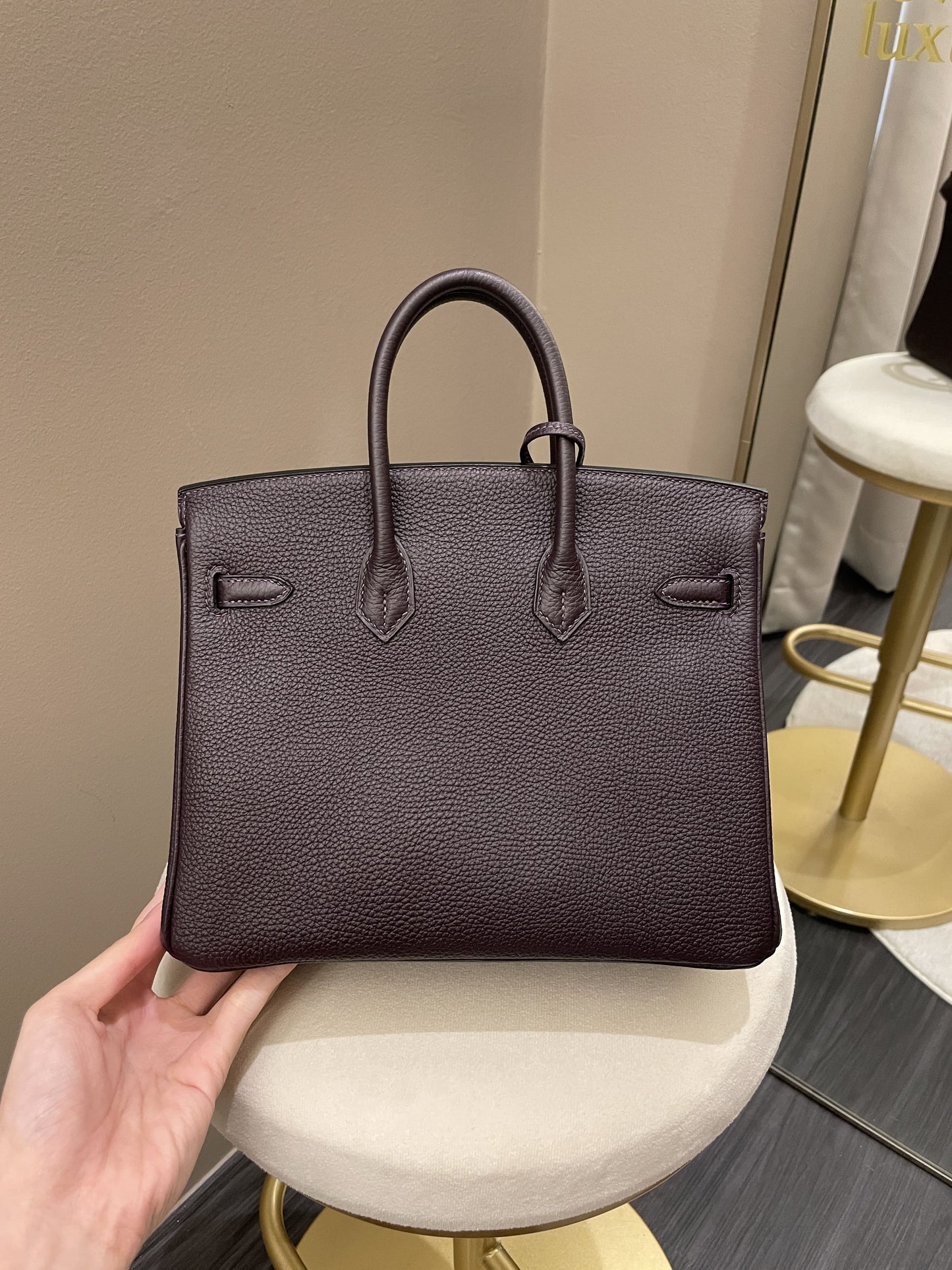 Hermes Birkin 25 Rasin Togo