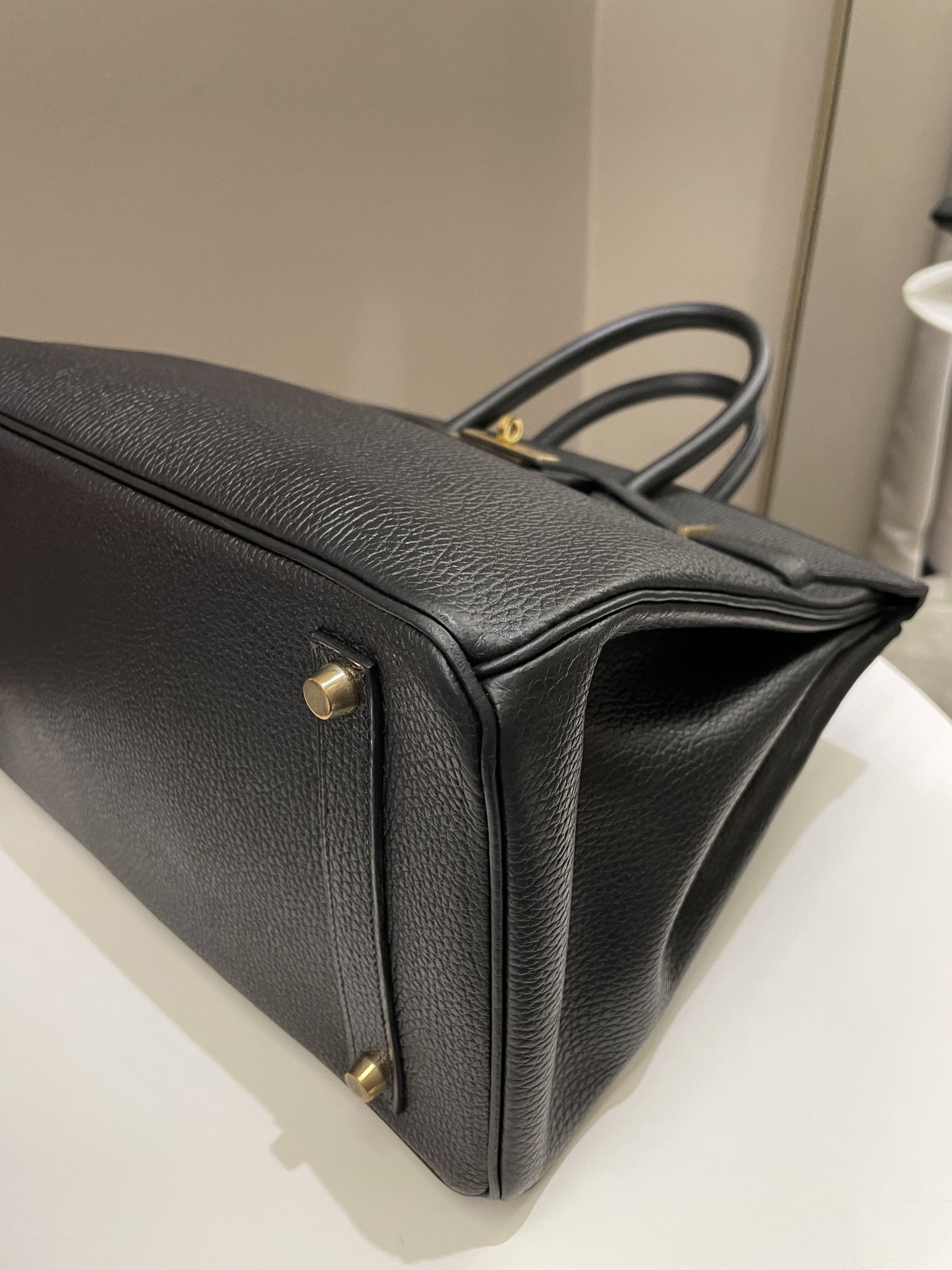 Hermes Birkin 35 Black Ardennes