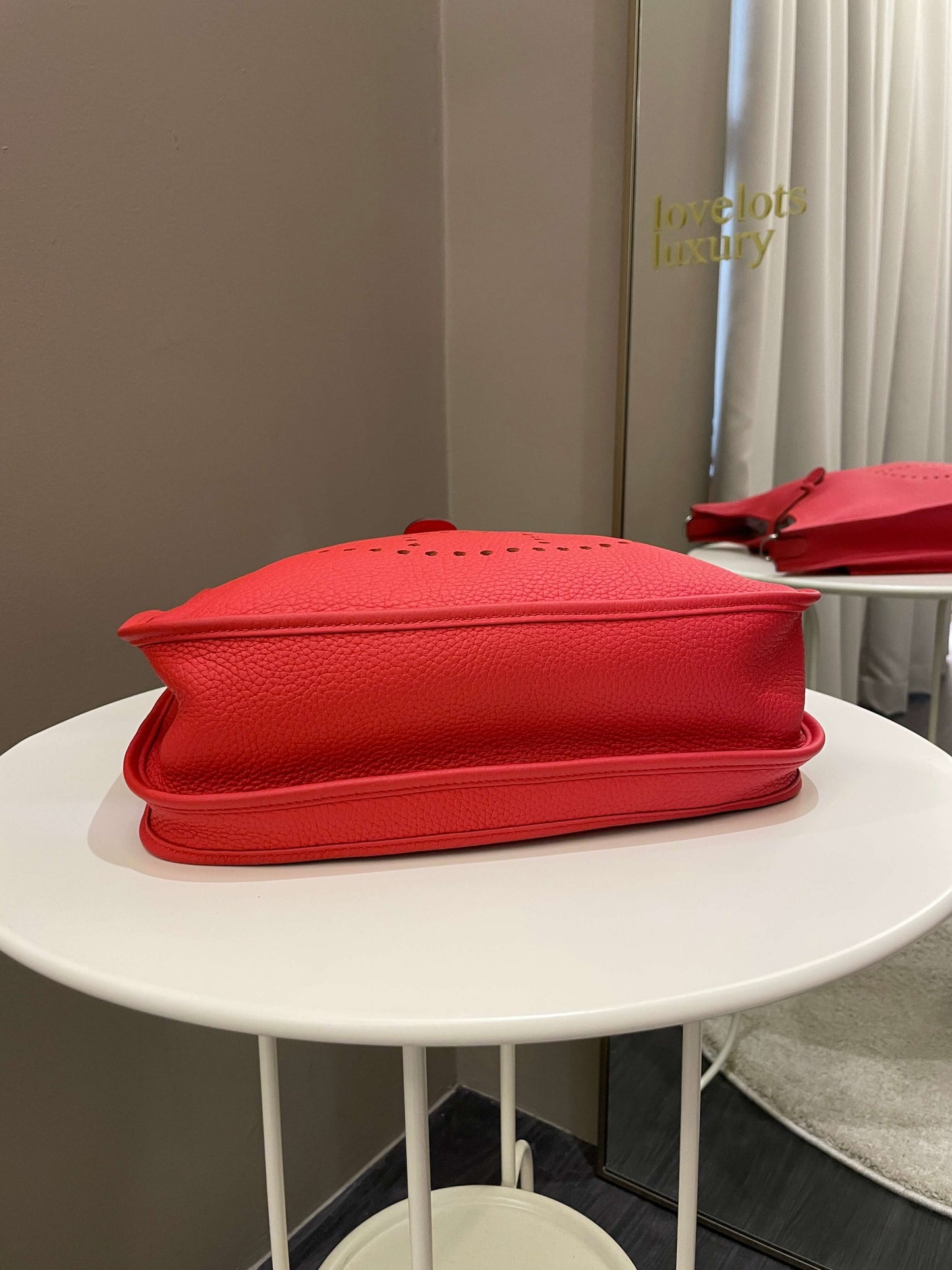 Hermes Evelyne GM Rouge Tomate Clemence