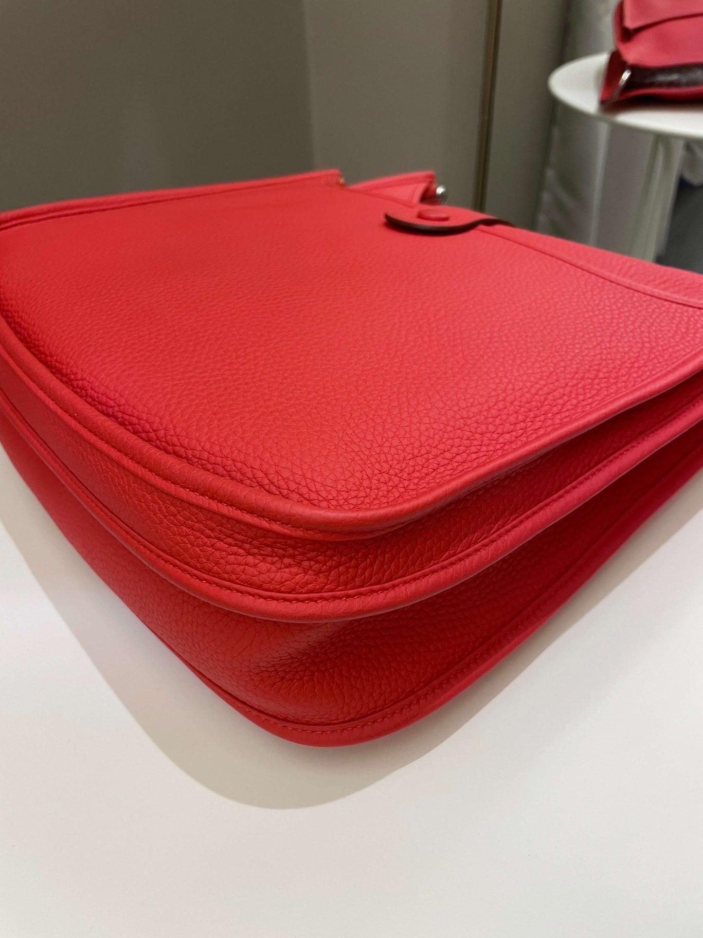 Hermes Evelyne GM Rouge Tomate Clemence