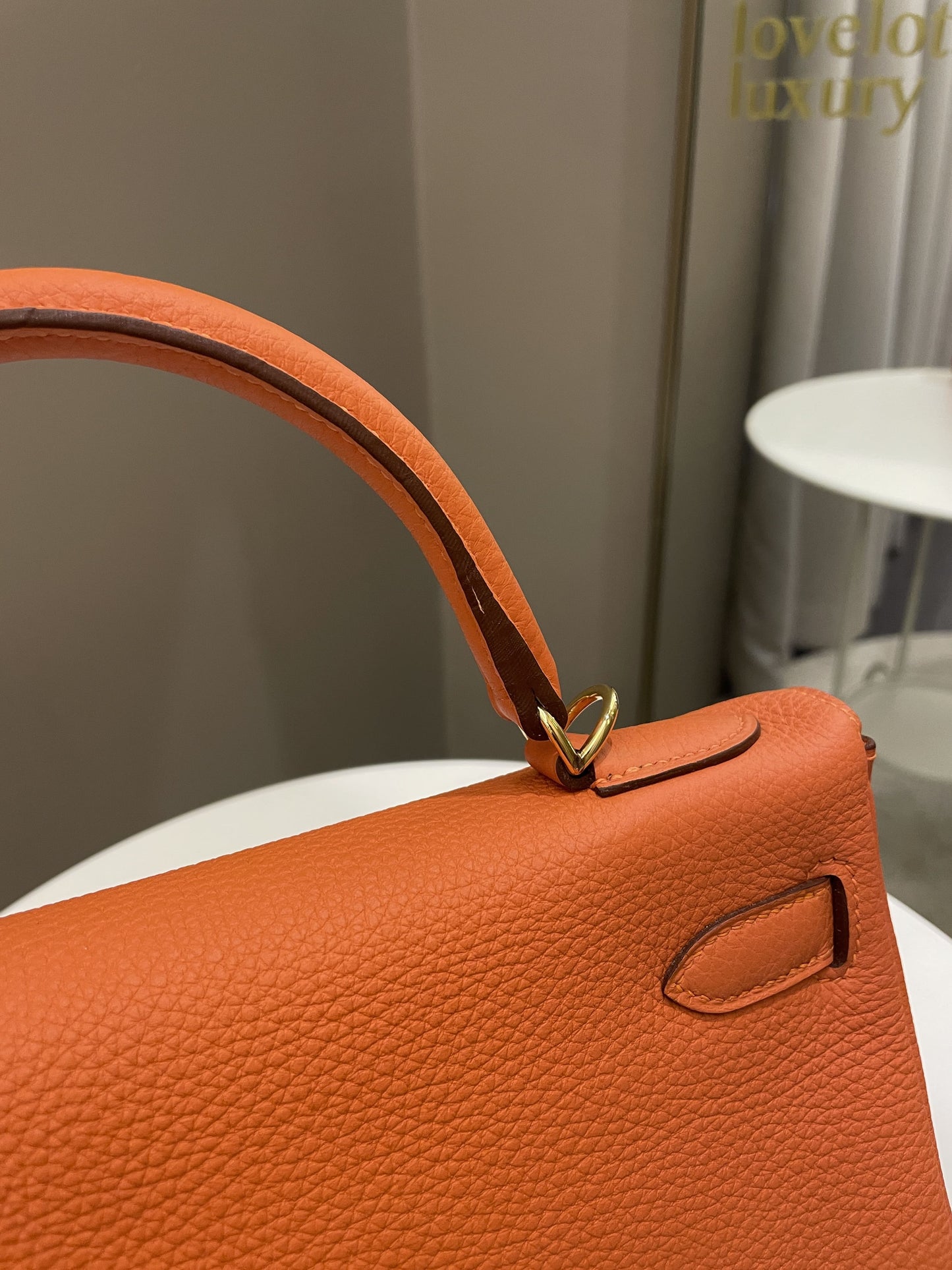 Hermes Kelly Retourne 32 Orange Togo