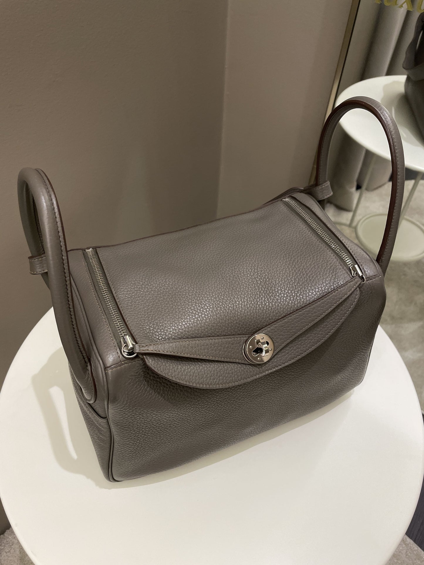 Hermes Lindy 30 Etain Clemence