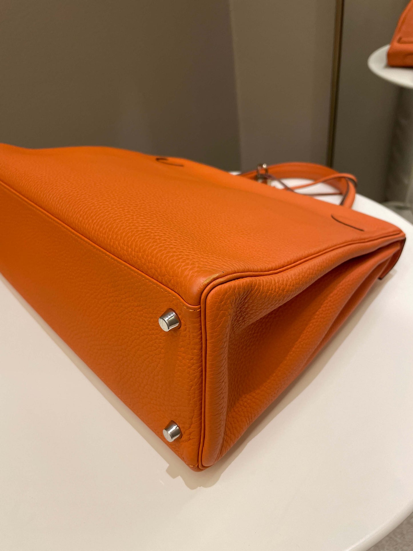 Hermes Kelly Retourne 35 Orange Togo