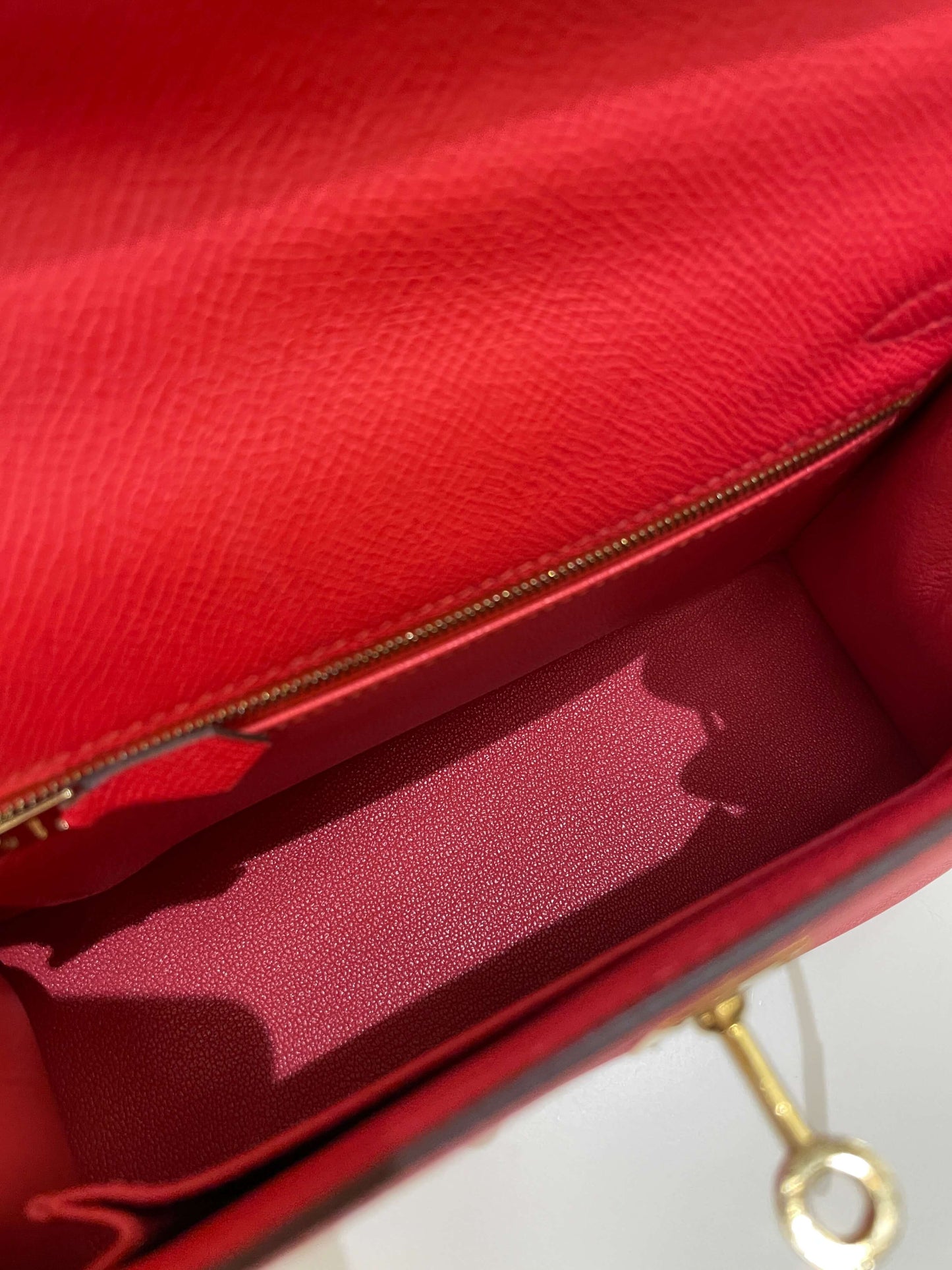 Hermes Kelly Sellier 25 Rouge Tomate Epsom