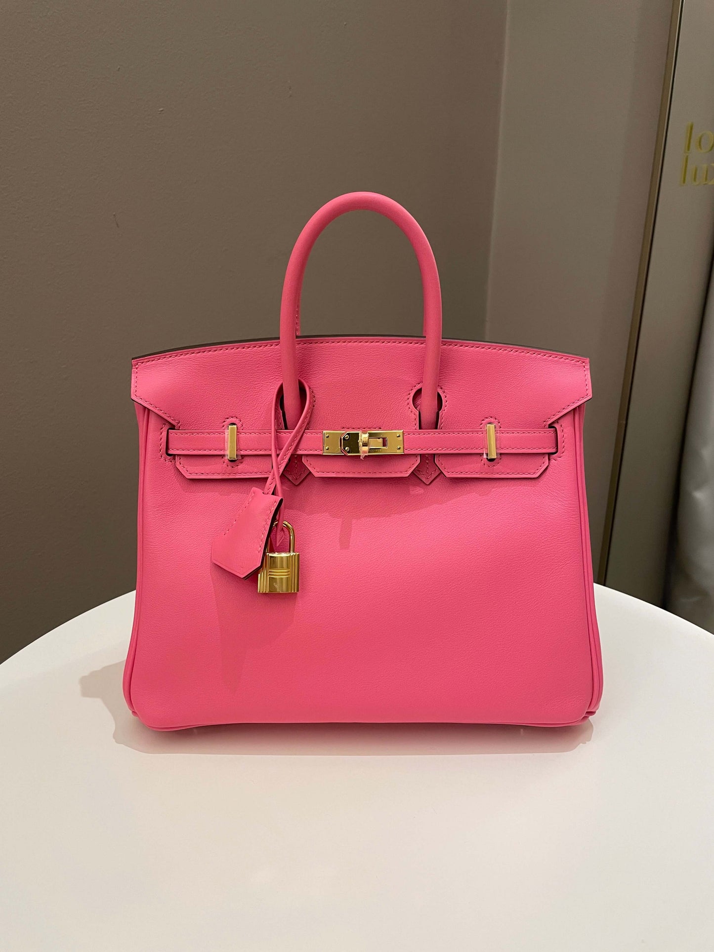 Hermes Birkin 25 Rose Azalee