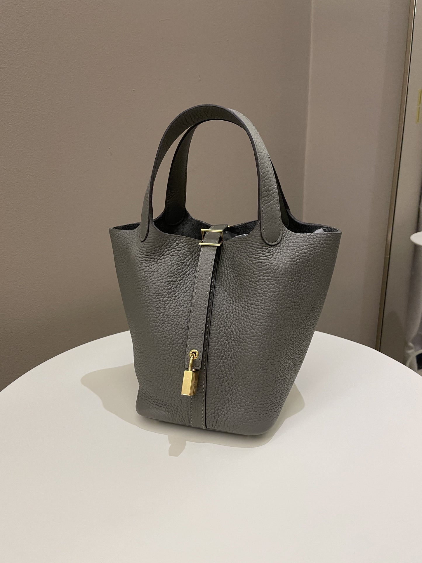 Hermes Picotin Lock 18 Gris Meyer Clemence