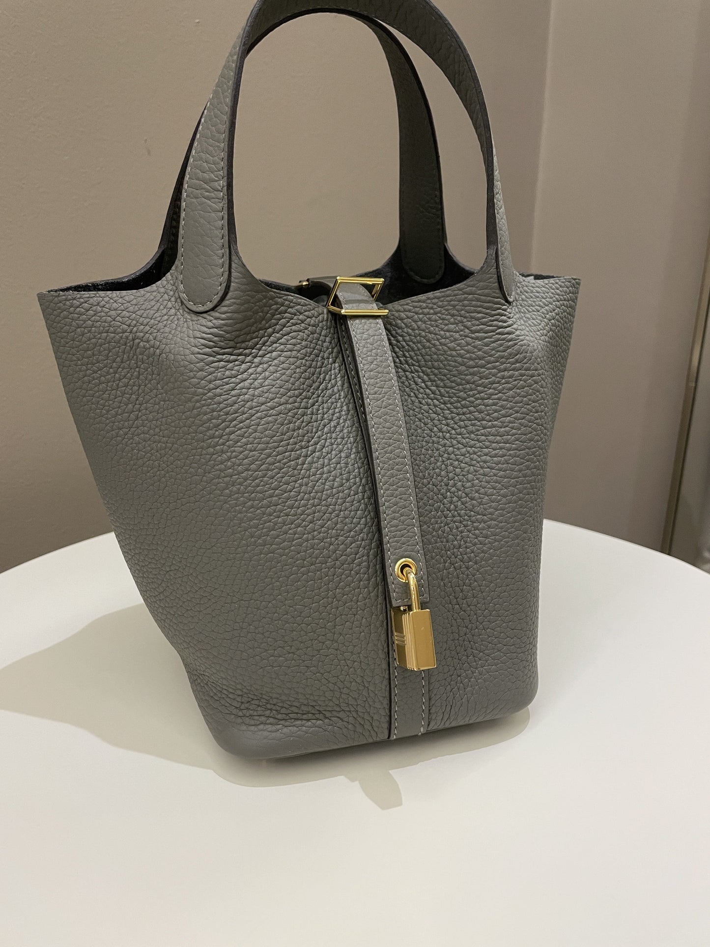 Hermes Picotin Lock 18 Gris Meyer Clemence