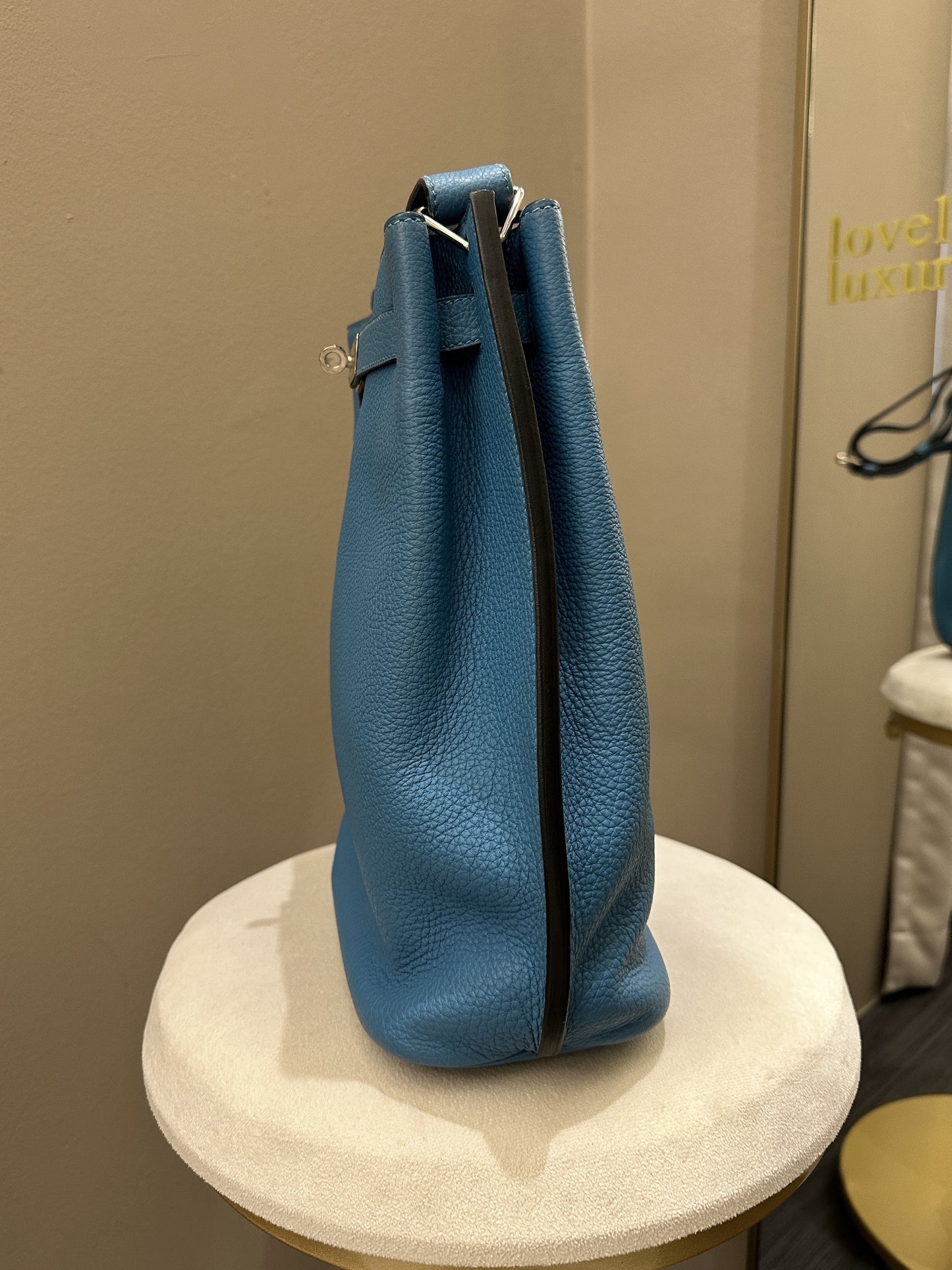 Hermes So Kelly 22 Turquoise Clemence