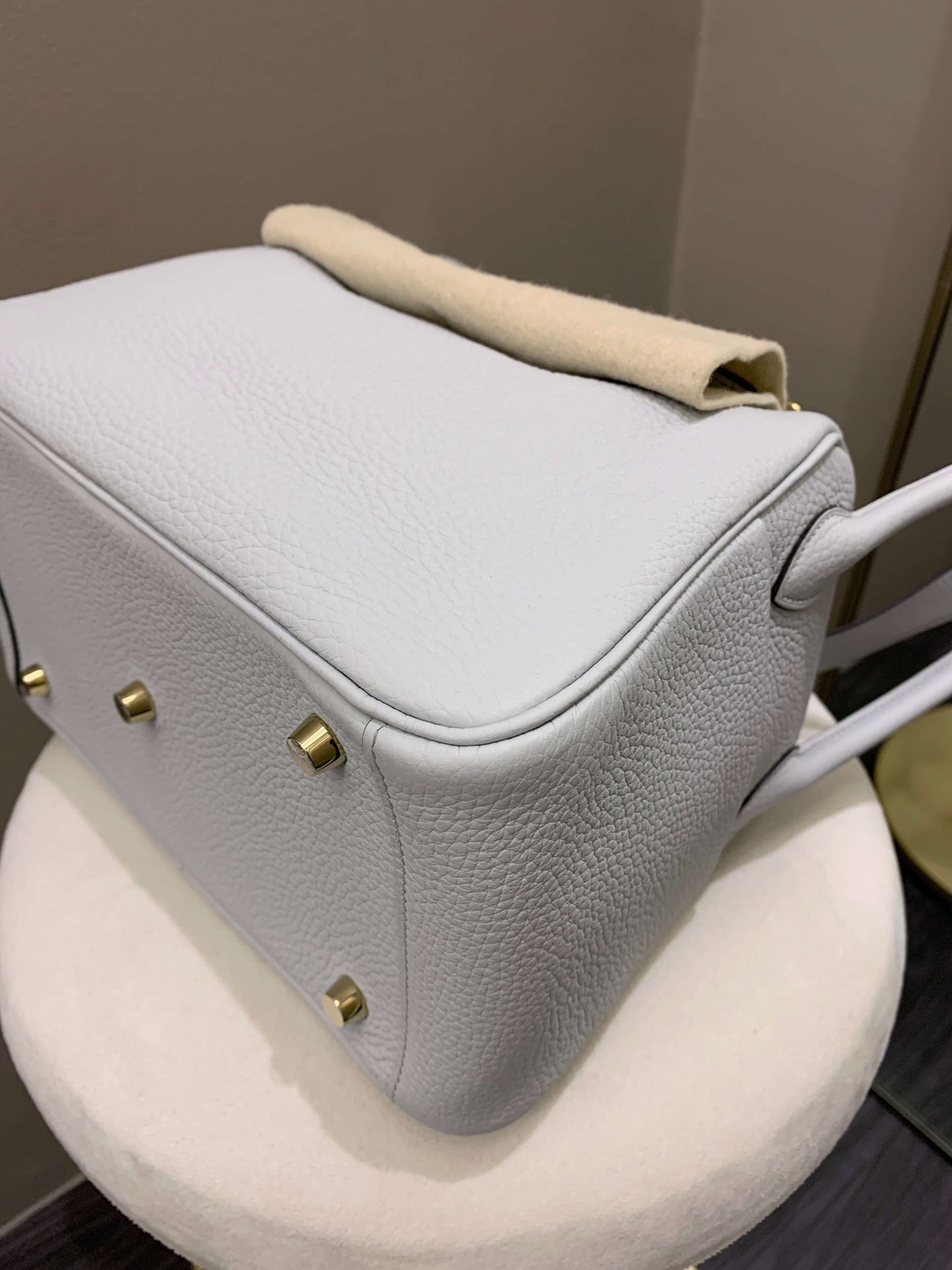 Hermes Lindy 26 Pale Bleu Clemence