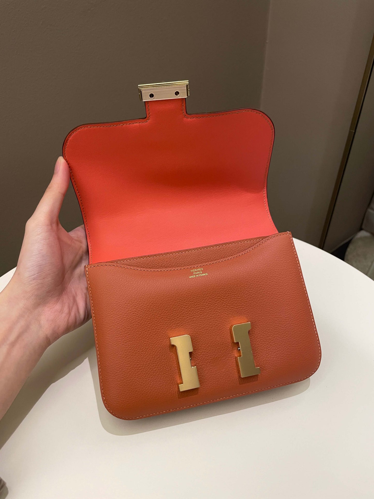 Hermes Constance 18 Blush/ Rose Jaiper Evercolor