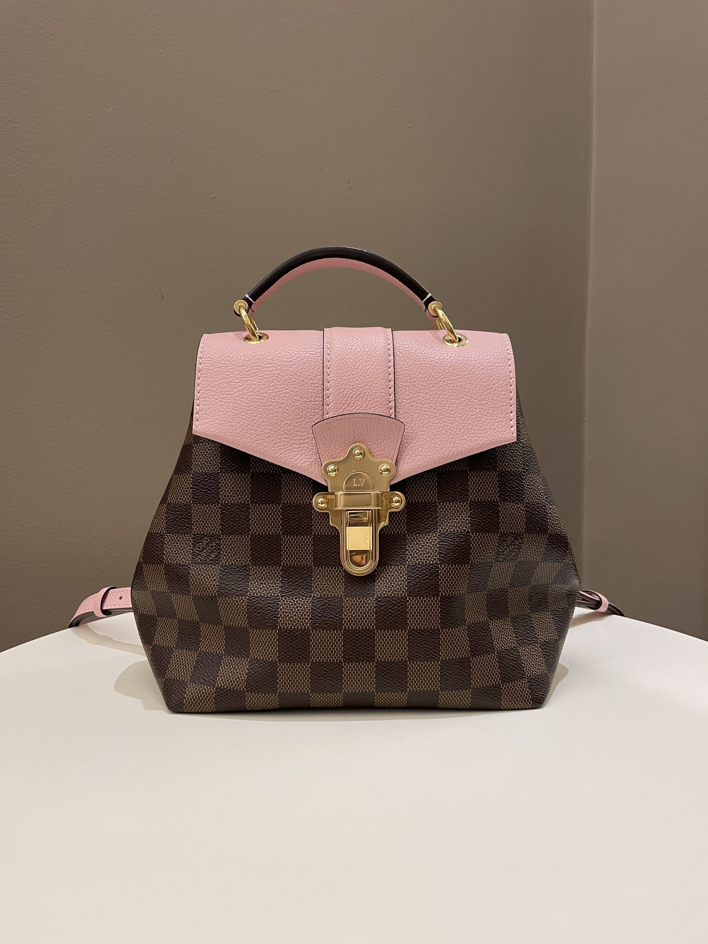 Louis Vuitton Clapton Backpack Magnolia Damier Ebene