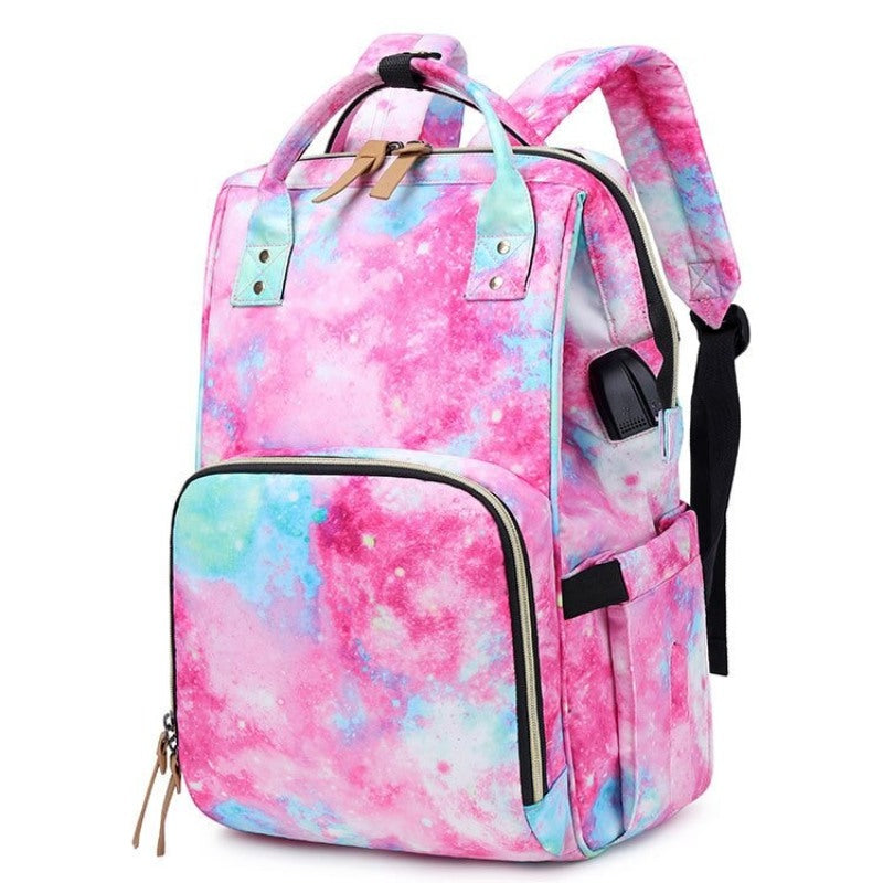 Nylon Waterproof Women's Diaper Backpacks