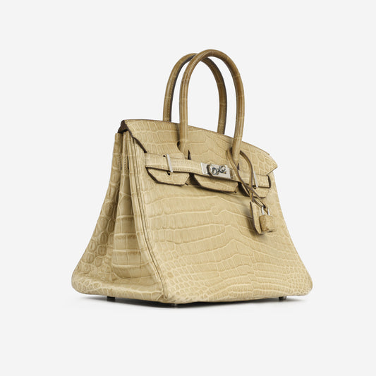 Hermes Birkin 30 - Poussiere Crocodile Niloticus