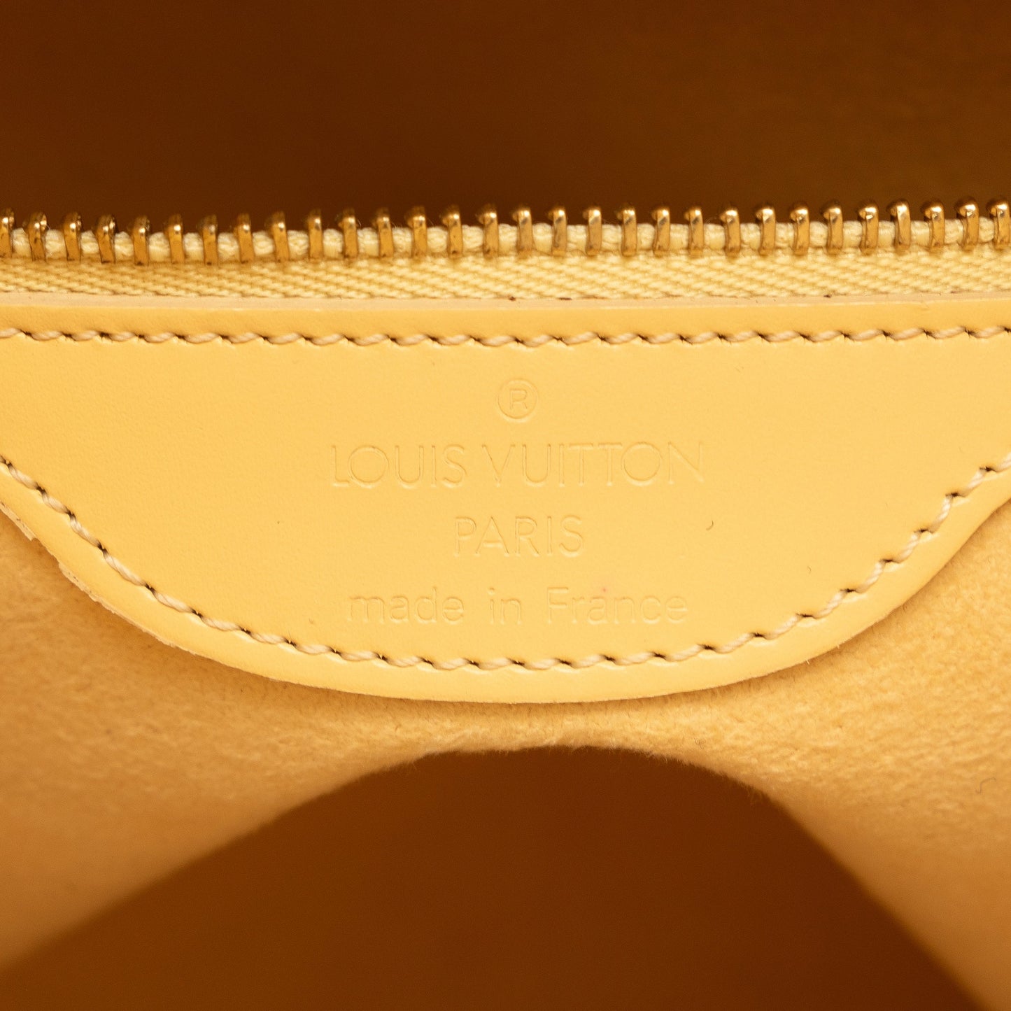 Yellow Louis Vuitton Epi Sac Verseau Shoulder Bag