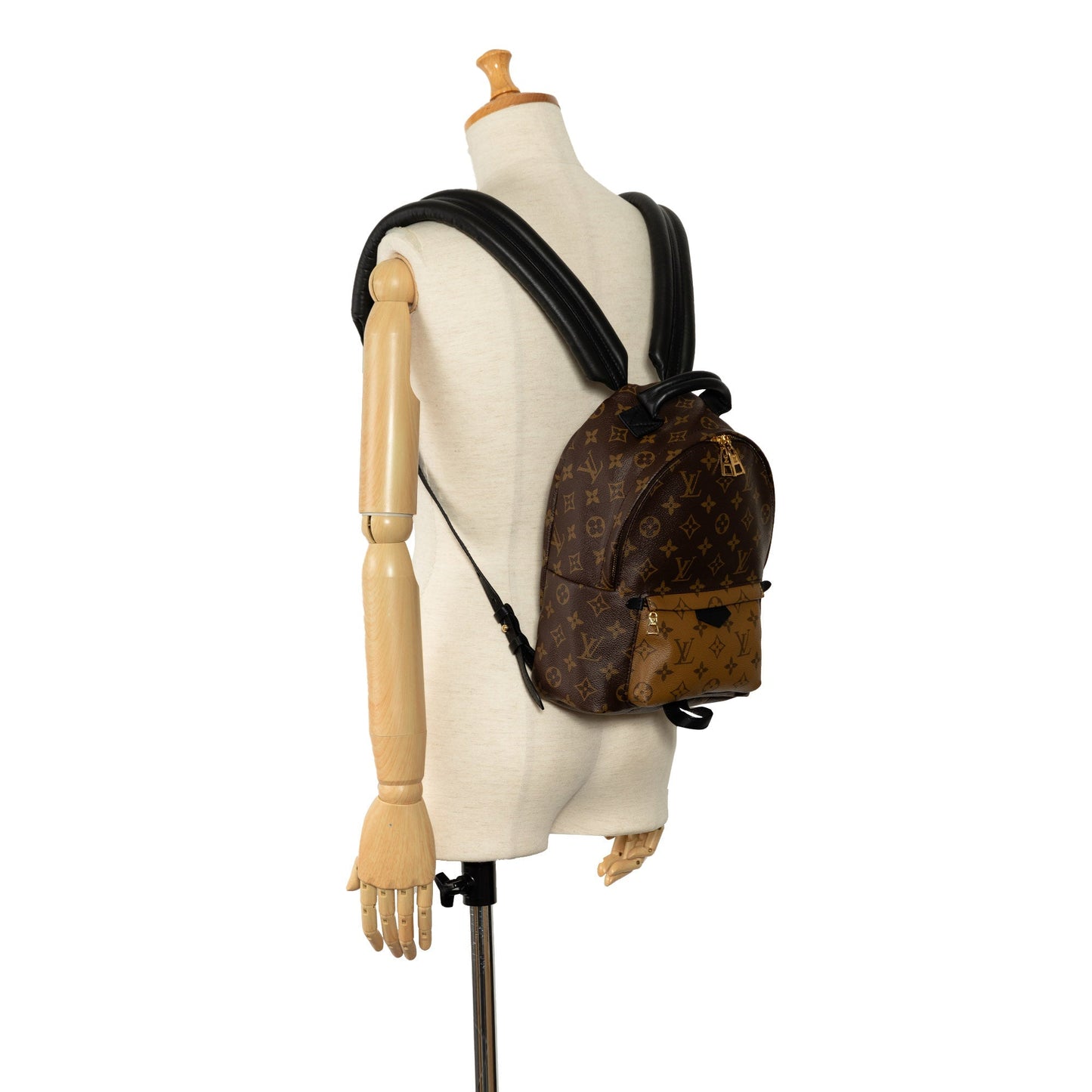 Brown Louis Vuitton Monogram Reverse Palm Springs PM Backpack