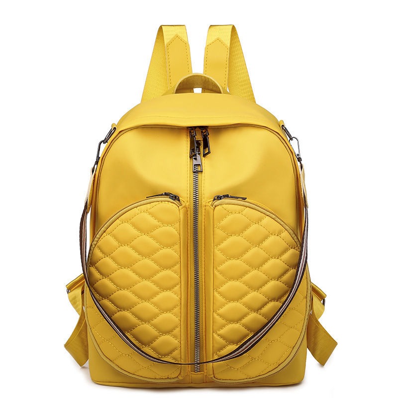 Solid Color Shoulder Backpack For Women