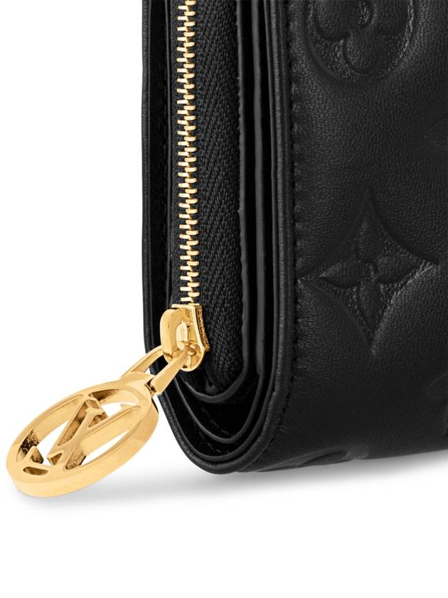 Women's Lou Monogram Lambskin Coin Purse Black