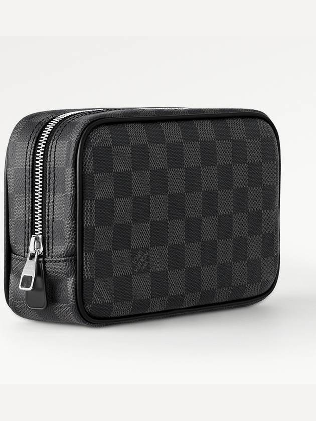 Women's Toilet Pouch PM Damier Graphite N40483